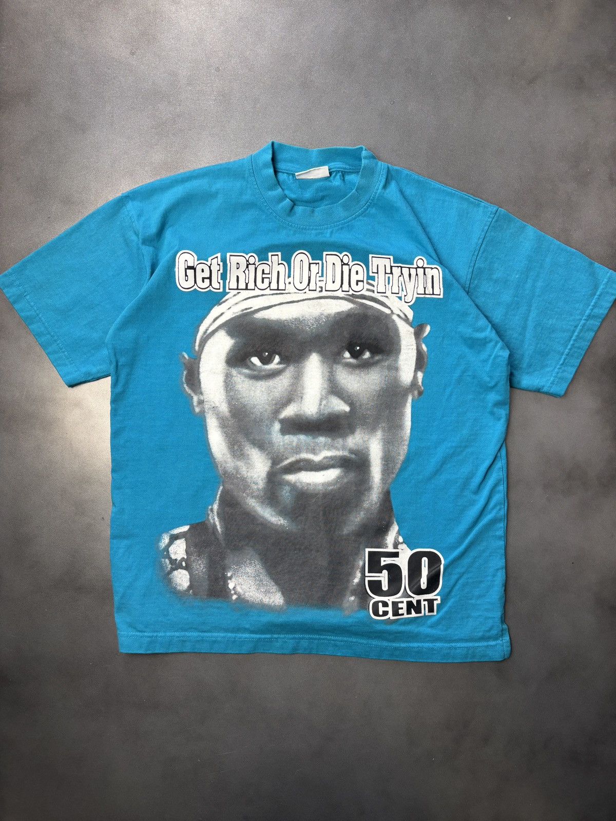 Rap Tees Vintage Bootleg 50 Cent Parking Lot Tee Shirt 1990s Y2K Rap Size US S / EU 44-46 / 1 - 2 Thumbnail