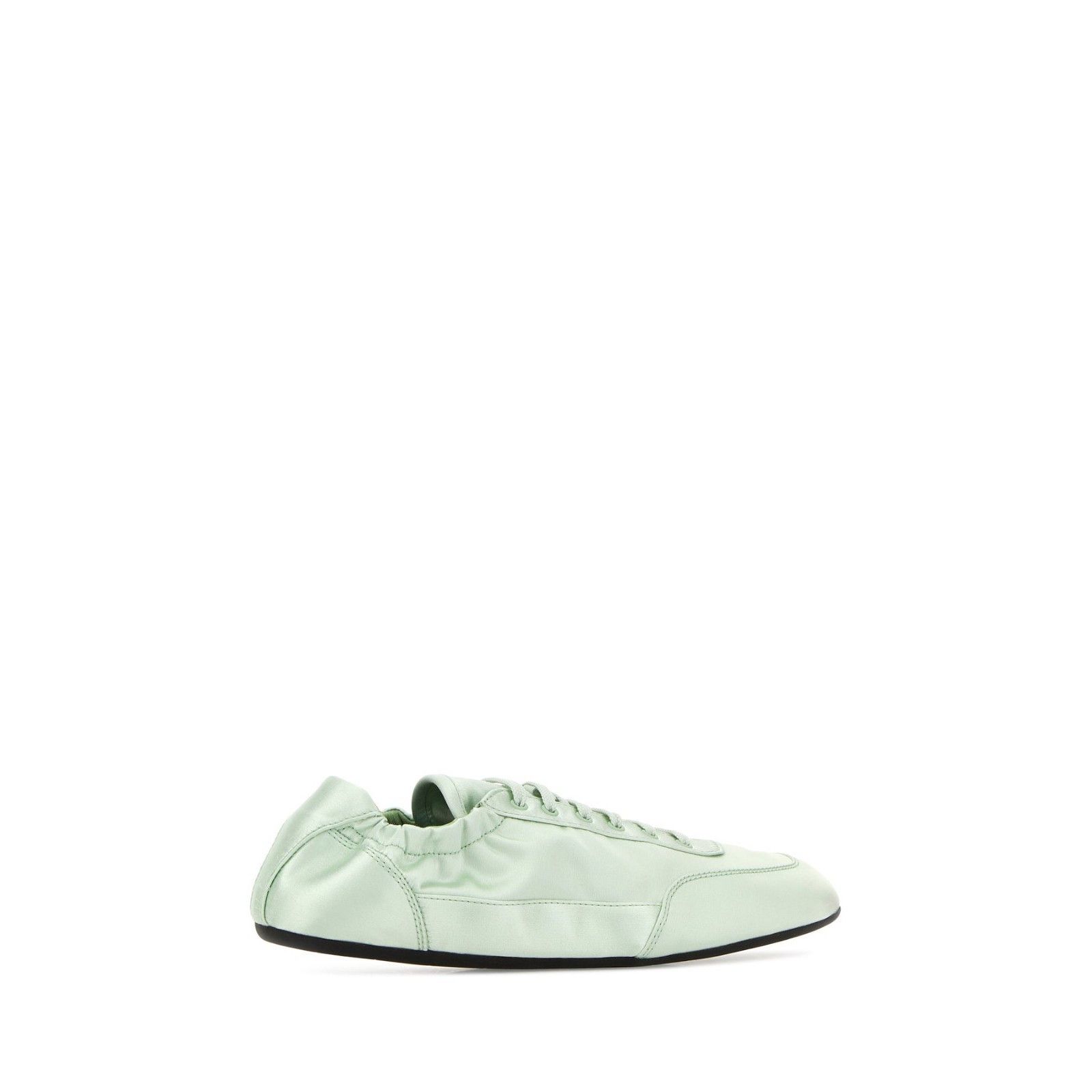 Prada PRADA Collapse $995 Aqua Satin Sneakers New & Authentic (Wom Size US 9 / IT 39 - 3 Thumbnail