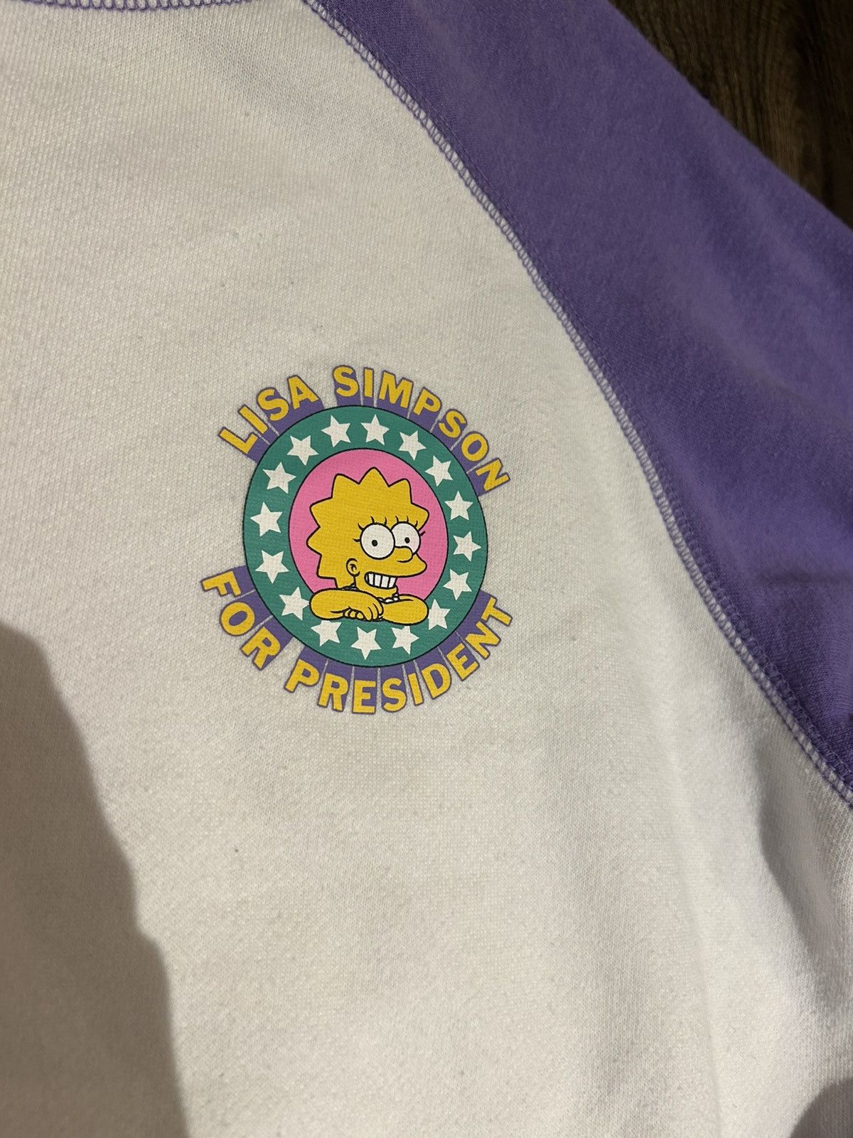 The Simpsons × Vans LISA FOR PRESIDENT CREWNECK Size M / US 6-8 / IT 42-44 - 4 Thumbnail