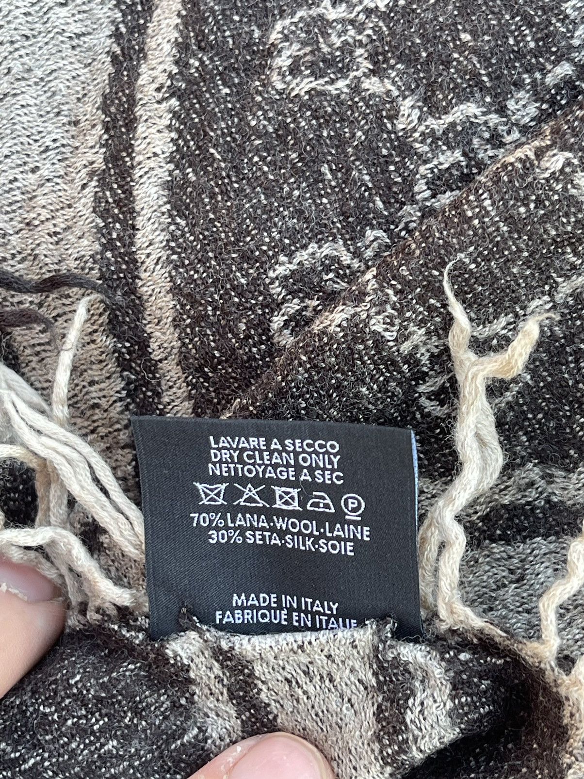 Gucci Gucci wool and Silk scarf gg monogram Size ONE SIZE - 17 Thumbnail