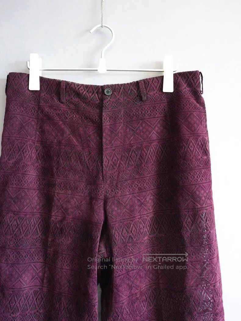 Yohji Yamamoto Yohji Yamamoto size m 97 SS Knit Cutout Lace Pants Size US 28 / EU 44 - 3 Thumbnail