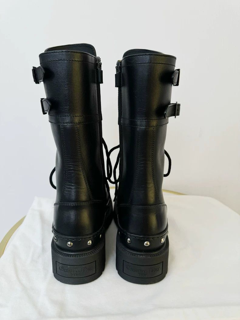 Dior Dior Black Martin Boots Size 36.5-2505 Size US 5 / IT 35 - 4 Thumbnail
