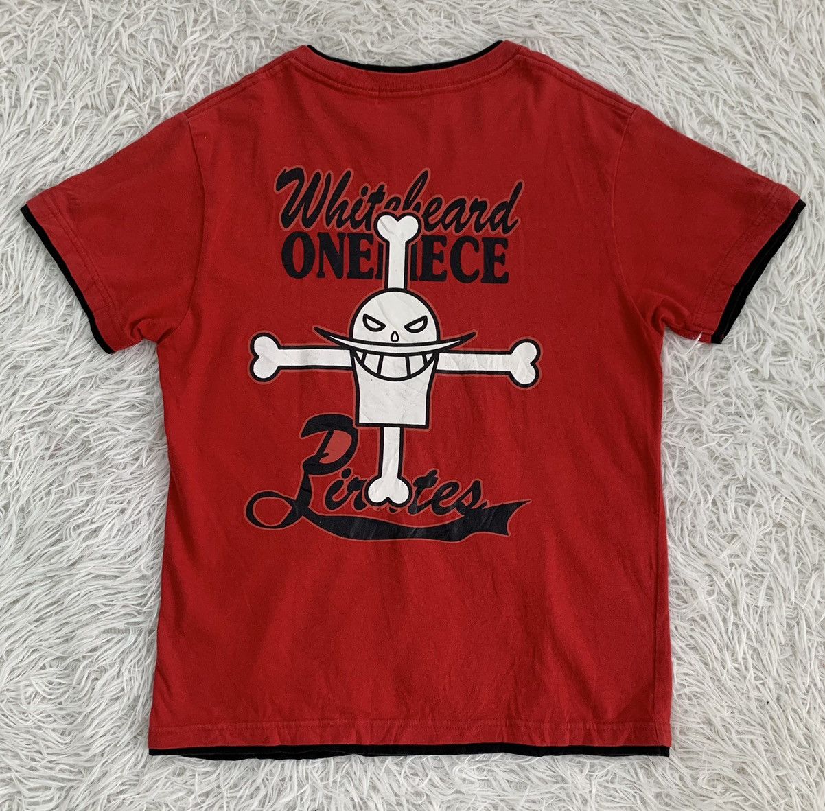 Anime Whitebeard Pirate One Piece Anime Tee Size US S / EU 44-46 / 1 - 2 Thumbnail