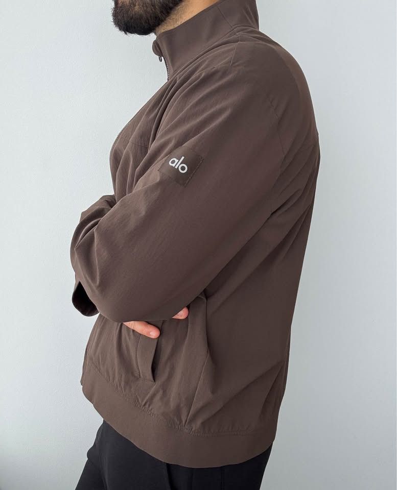 Alo ALO Co-Op Bomber Jacket Espresso Brown Size US L / EU 52-54 / 3 - 2 Thumbnail
