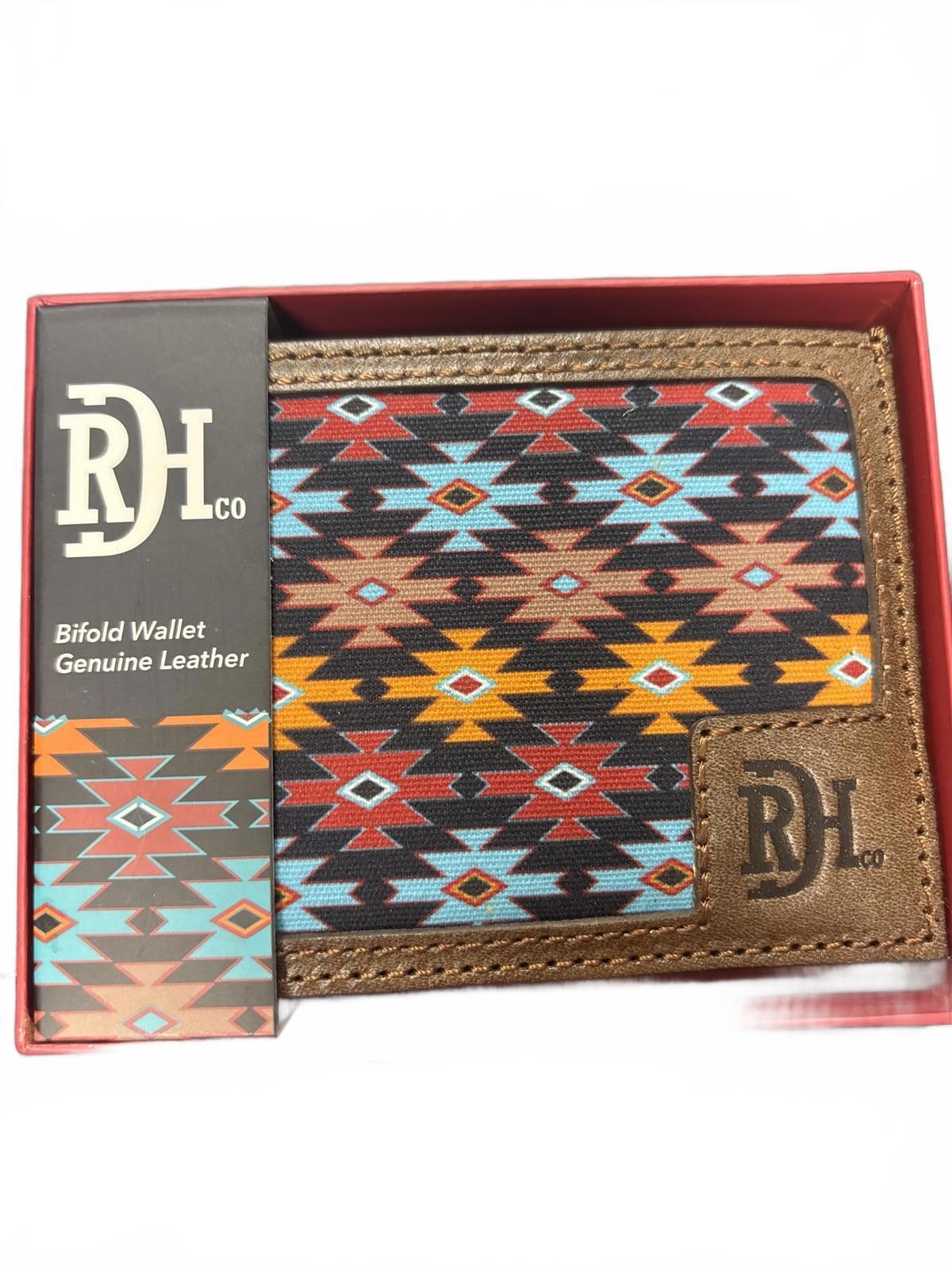 Designer Men’s Red Dirt Hat Co Southwest Bifold Wallet Size ONE SIZE - 4 Thumbnail
