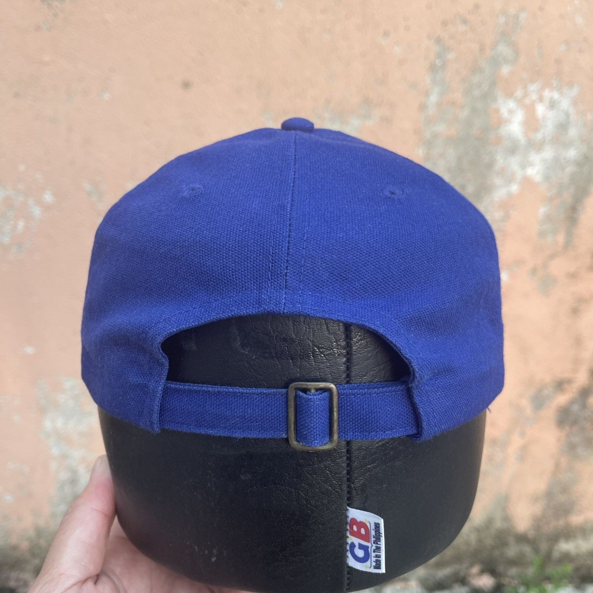 Adidas Vintage 90s Adidas Two-Tone Cap - Navy/Yellow Size ONE SIZE - 8 Thumbnail