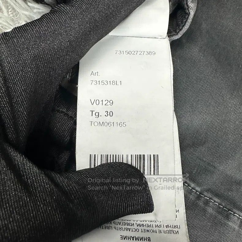 Stone Island Stone Island Grey Denim Double Pocket Work Pants Size US 30 / EU 46 - 4 Thumbnail