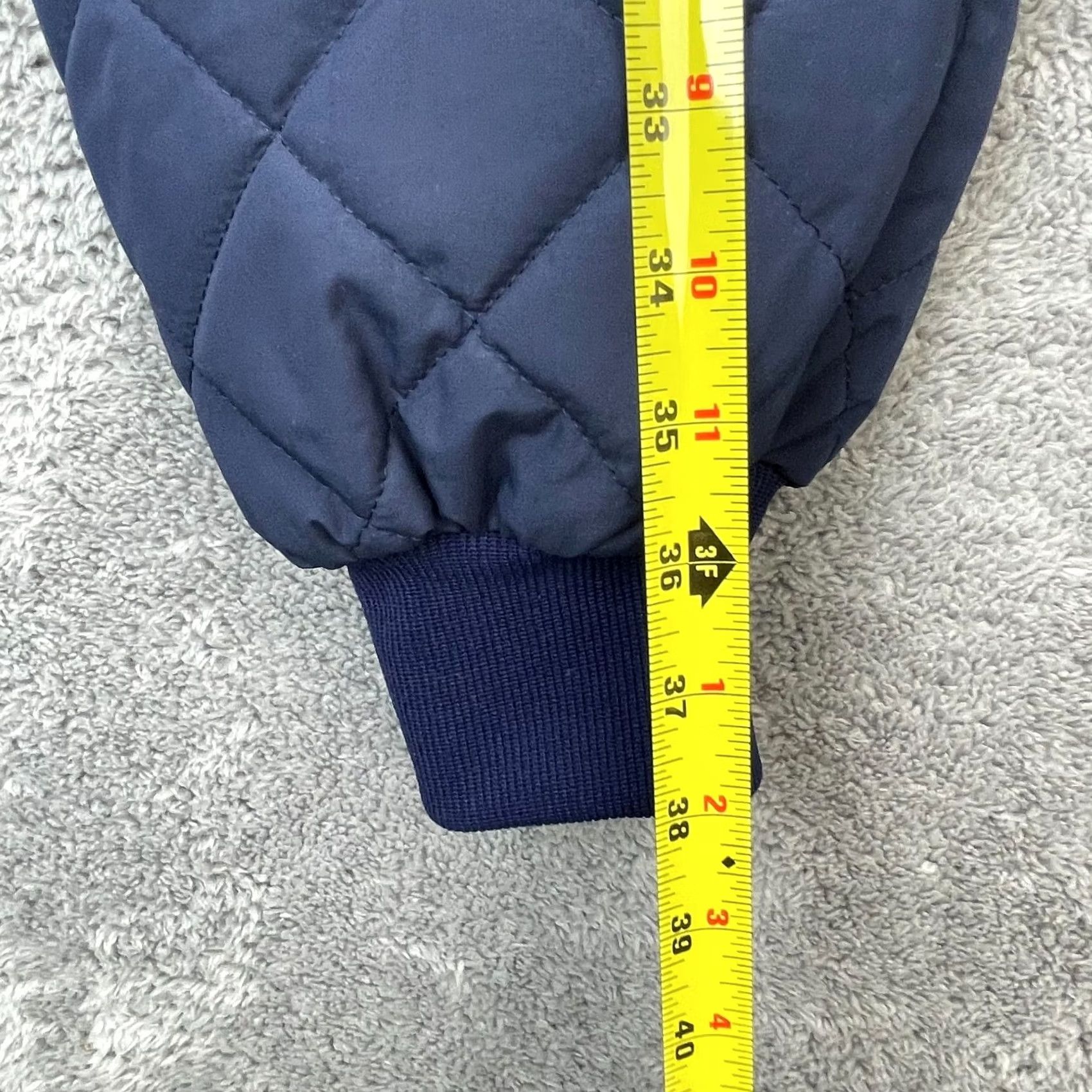 Vintage Not So Ape Pants Men Medium Blue Puffer Quilted Insulated Tapered Leg Drawstring Size US 31 - 7 Thumbnail