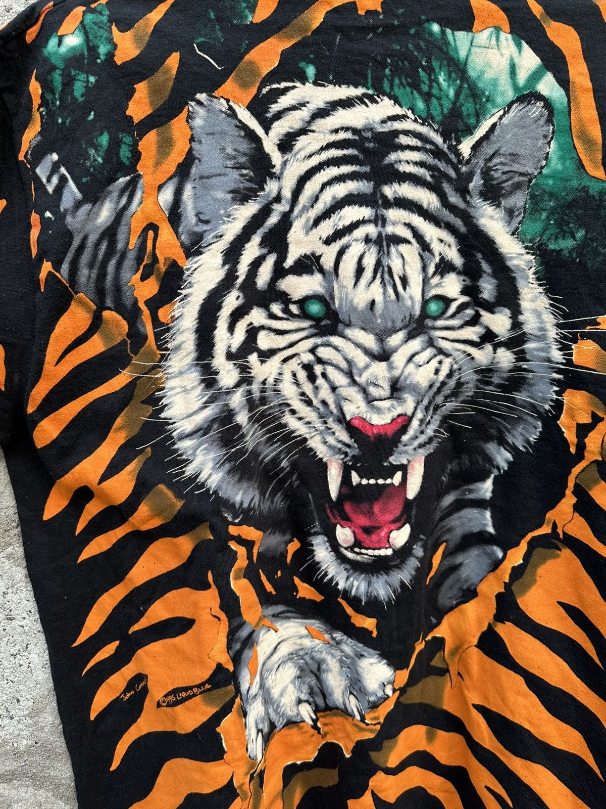 Liquid Blue × Vintage 1995 vintage liquid blue 🐯 AOPT shirt single stich Size US XL / EU 56 / 4 - 11 Thumbnail