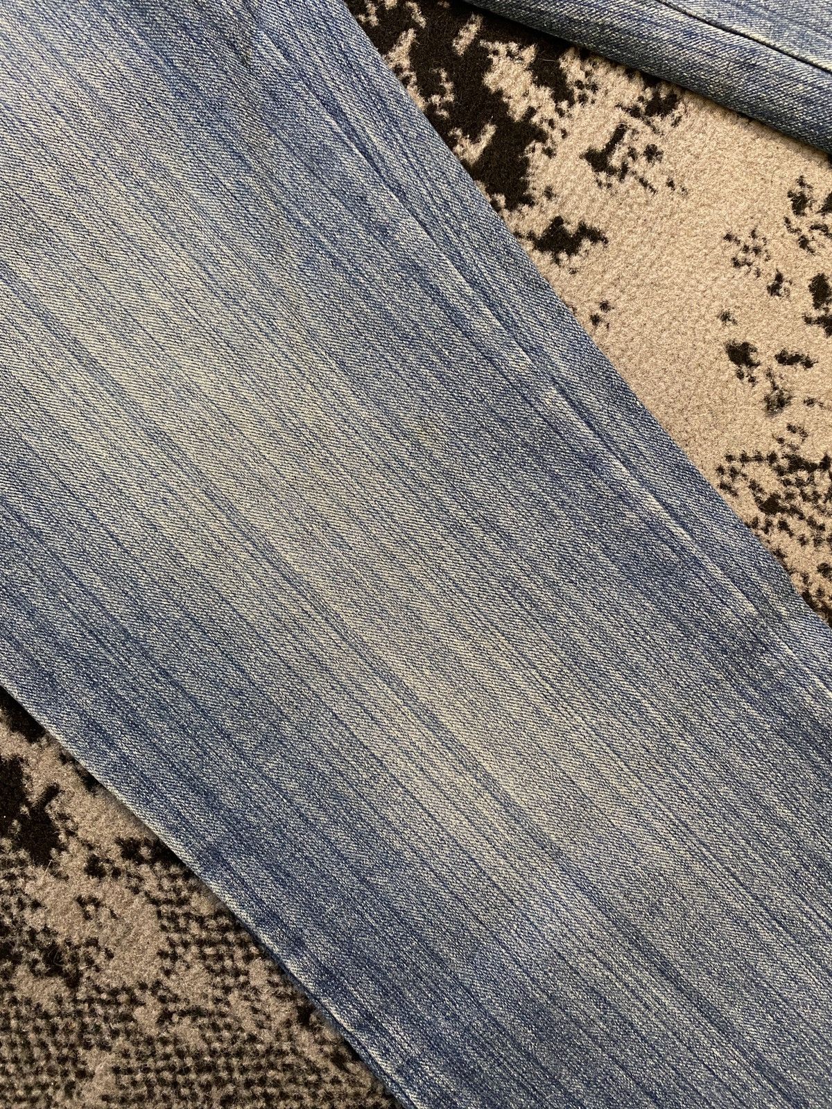 Japanese Brand Sky Bomber Japanese Archive Nylaus Double Waist Denim Size US 30 / EU 46 - 7 Thumbnail