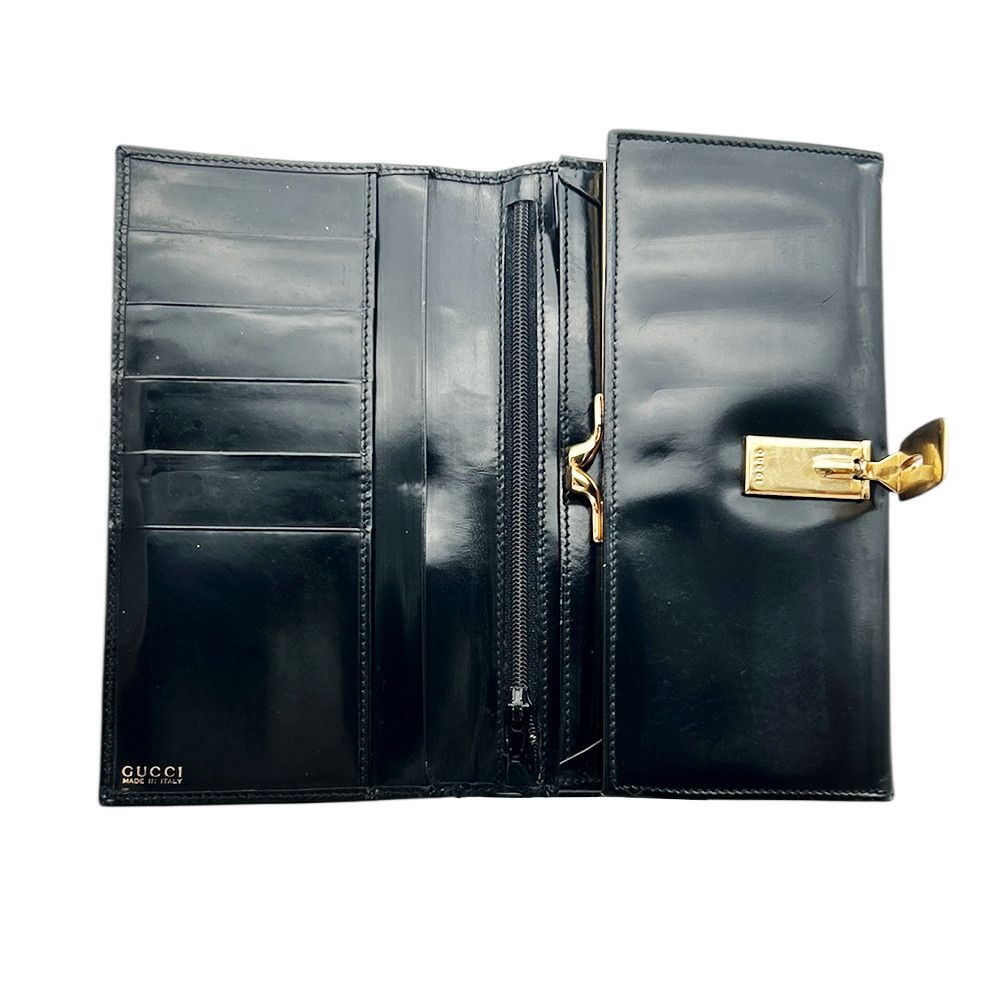 Gucci GUCCI Long Wallet Black Unisex Size ONE SIZE - 5 Thumbnail