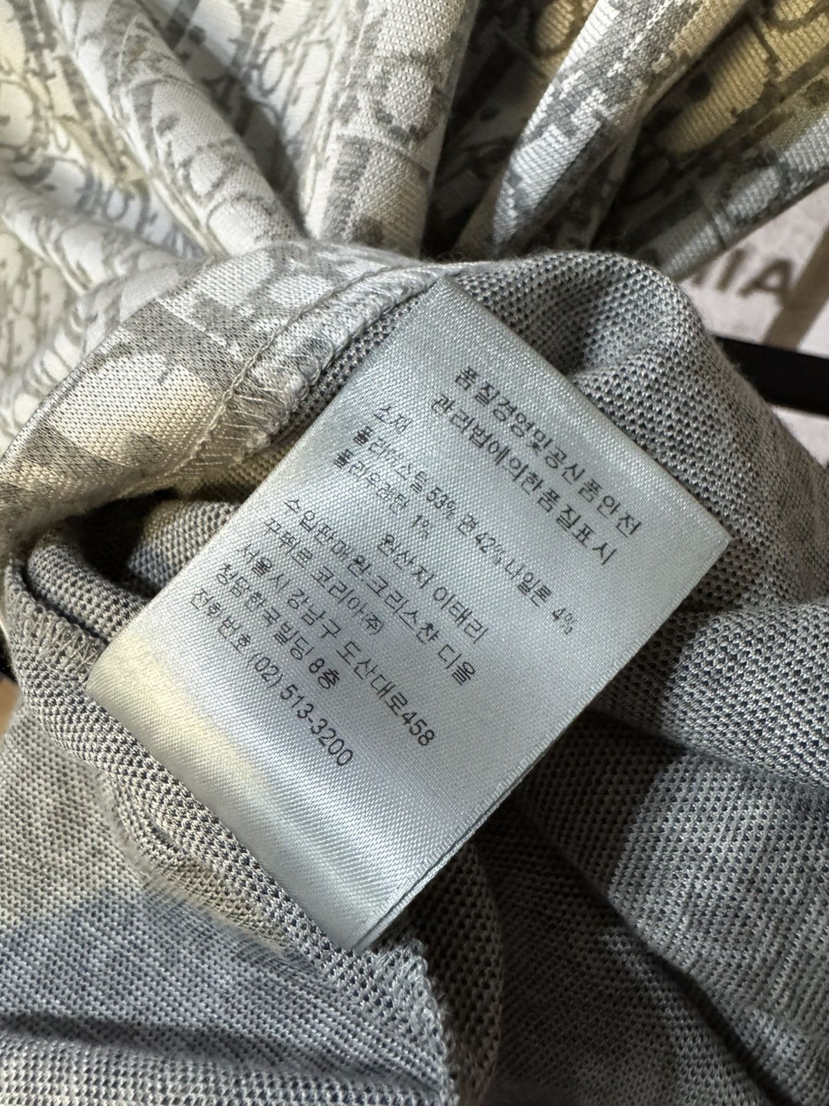 Dior Dior x Daniel Arsham Eroded Oblique Jacquard T-Shirt Size US L / EU 52-54 / 3 - 6 Thumbnail