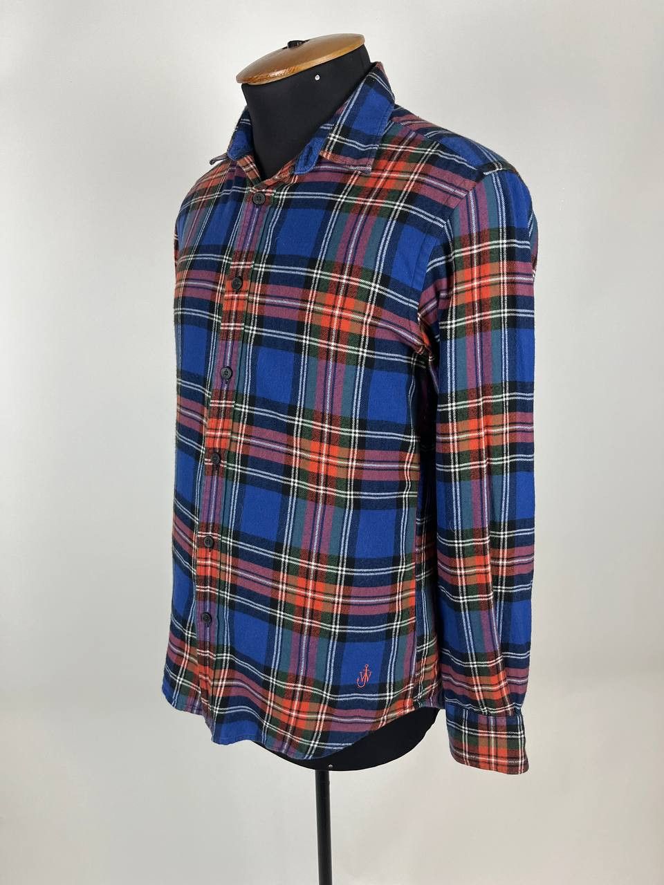 JW Anderson × Uniqlo JW Anderson Uniqlo Men Flannel Paid Shirt Size L (0496) Size US L / EU 52-54 / 3 - 2 Thumbnail