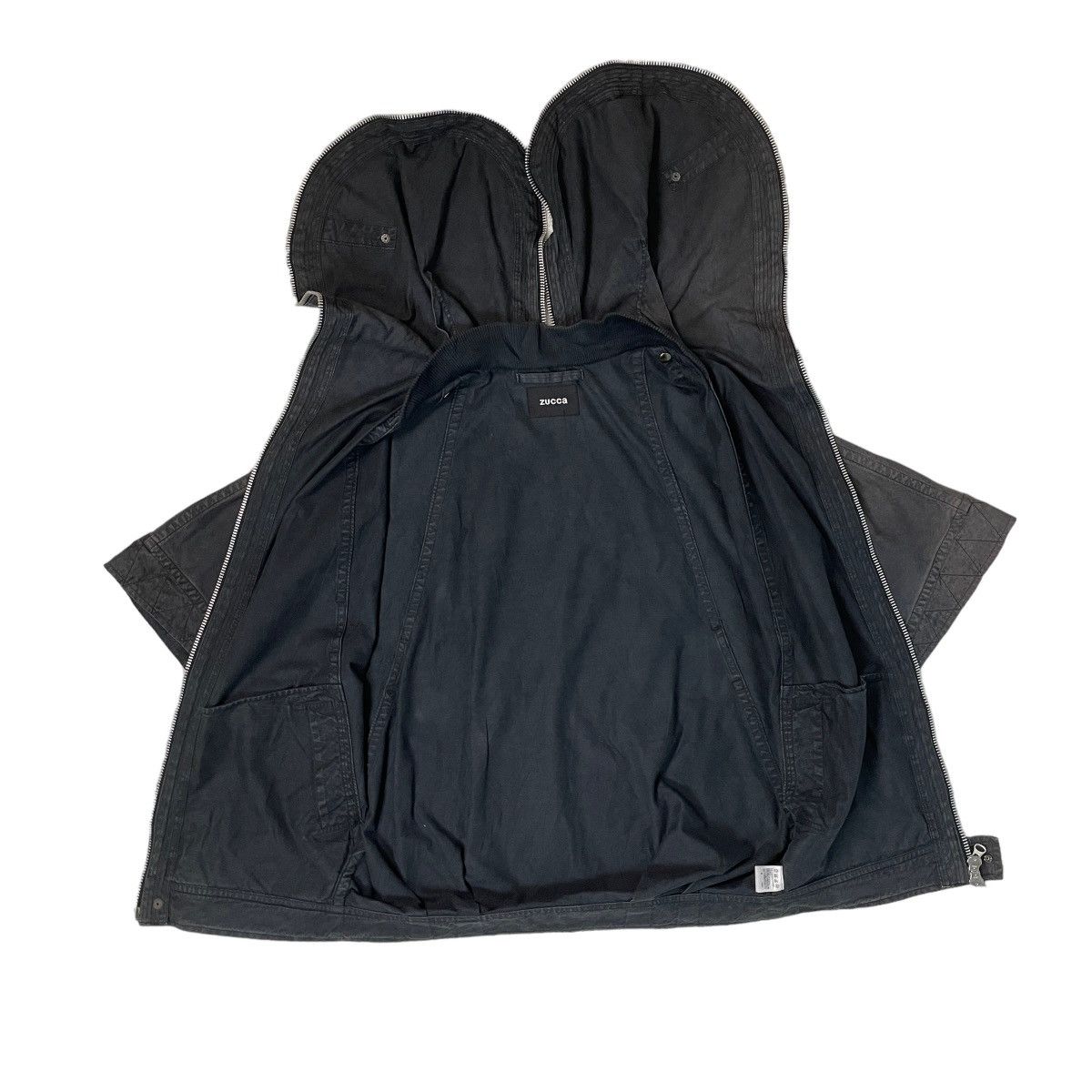 CABANE de ZUCCa IS Zucca Batwing Full Cover Face Heavy Coat Size US M / EU 48-50 / 2 - 10 Thumbnail
