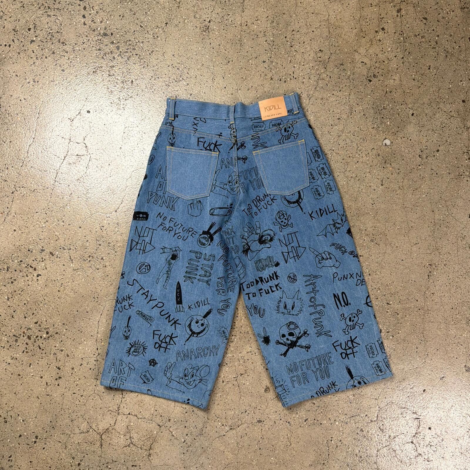 KIDILL Kidill Eye Denim Shorts Size US 32 / EU 48 - 6 Thumbnail