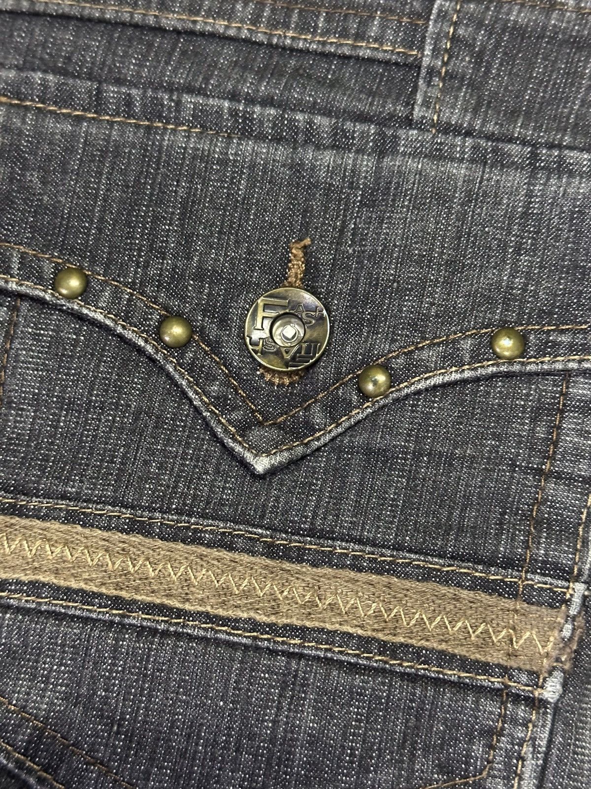 If Six Was Nine 💥Flare💥 Fash Denim Flare MultiPocket 💥 Size US 30 / EU 46 - 4 Thumbnail