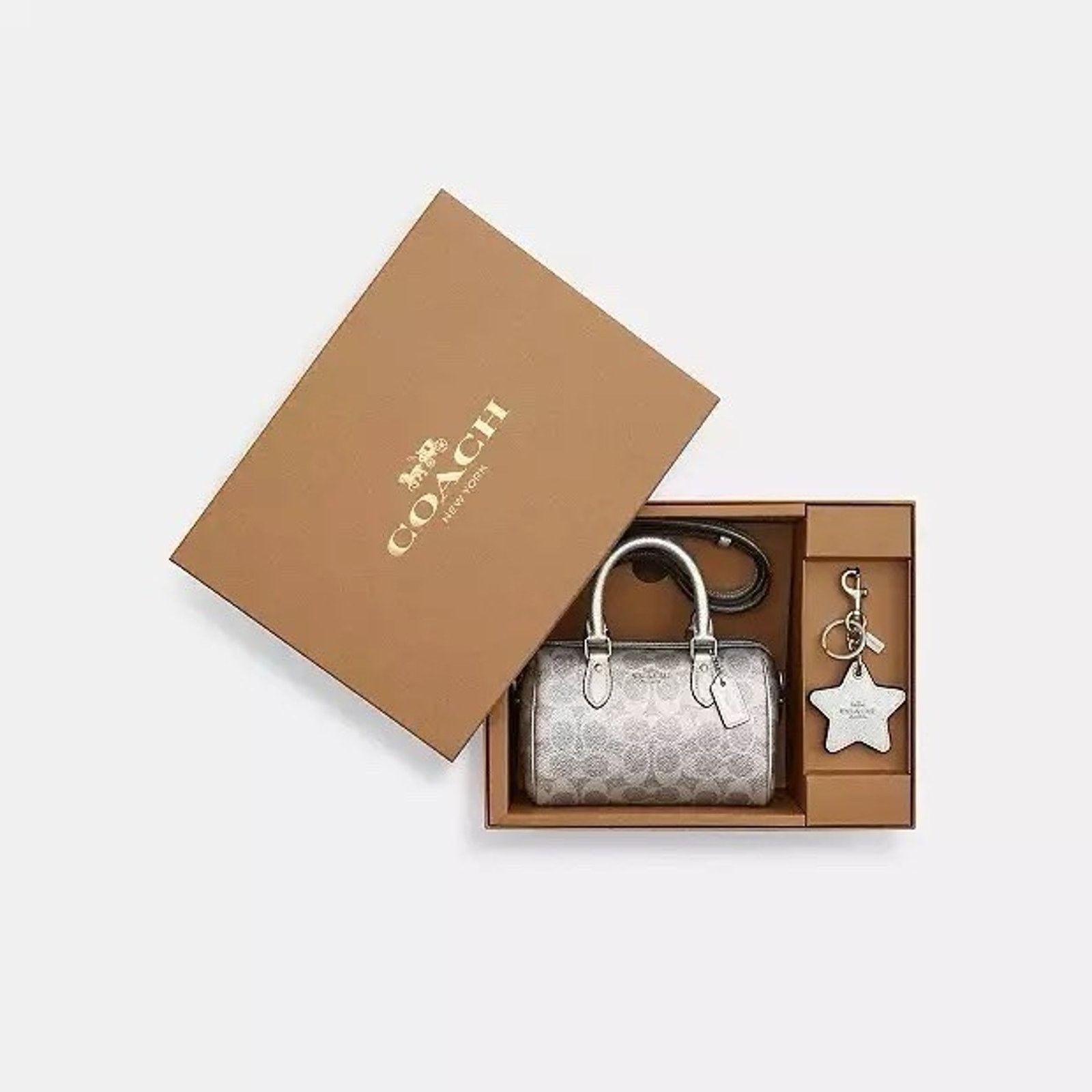 Coach NWT Coach Boxed Mini Rowan Crossbody Bag Mirror Charm CX186 Size ONE SIZE - 11 Thumbnail
