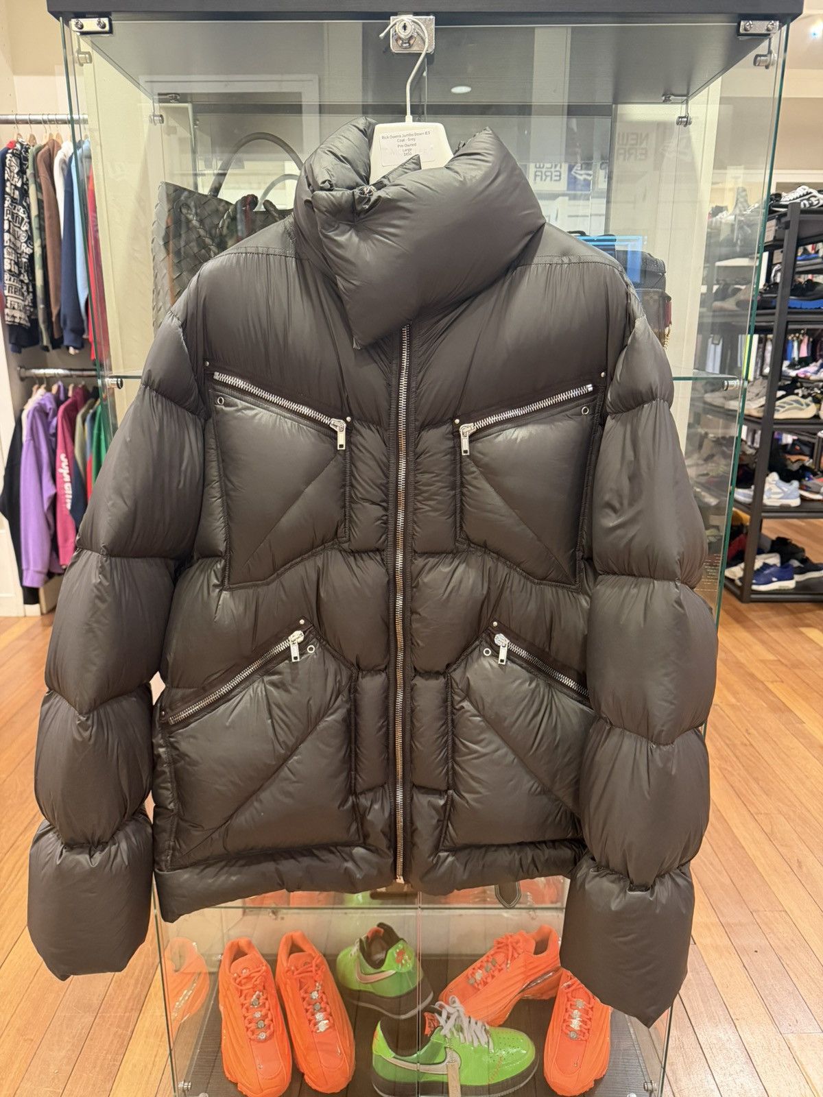 Rick Owens Rick Owens Jumbo Down IES Coat - Grey Size US L / EU 52-54 / 3 - 2 Thumbnail