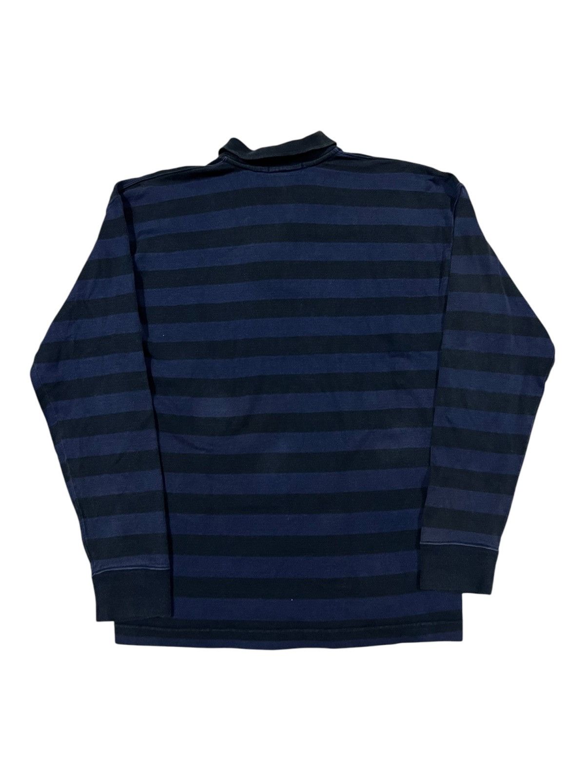 Issey Miyake Vintage 1980s Issey Miyake Men Beautiful Striped Rugby Shirt Size US L / EU 52-54 / 3 - 3 Thumbnail