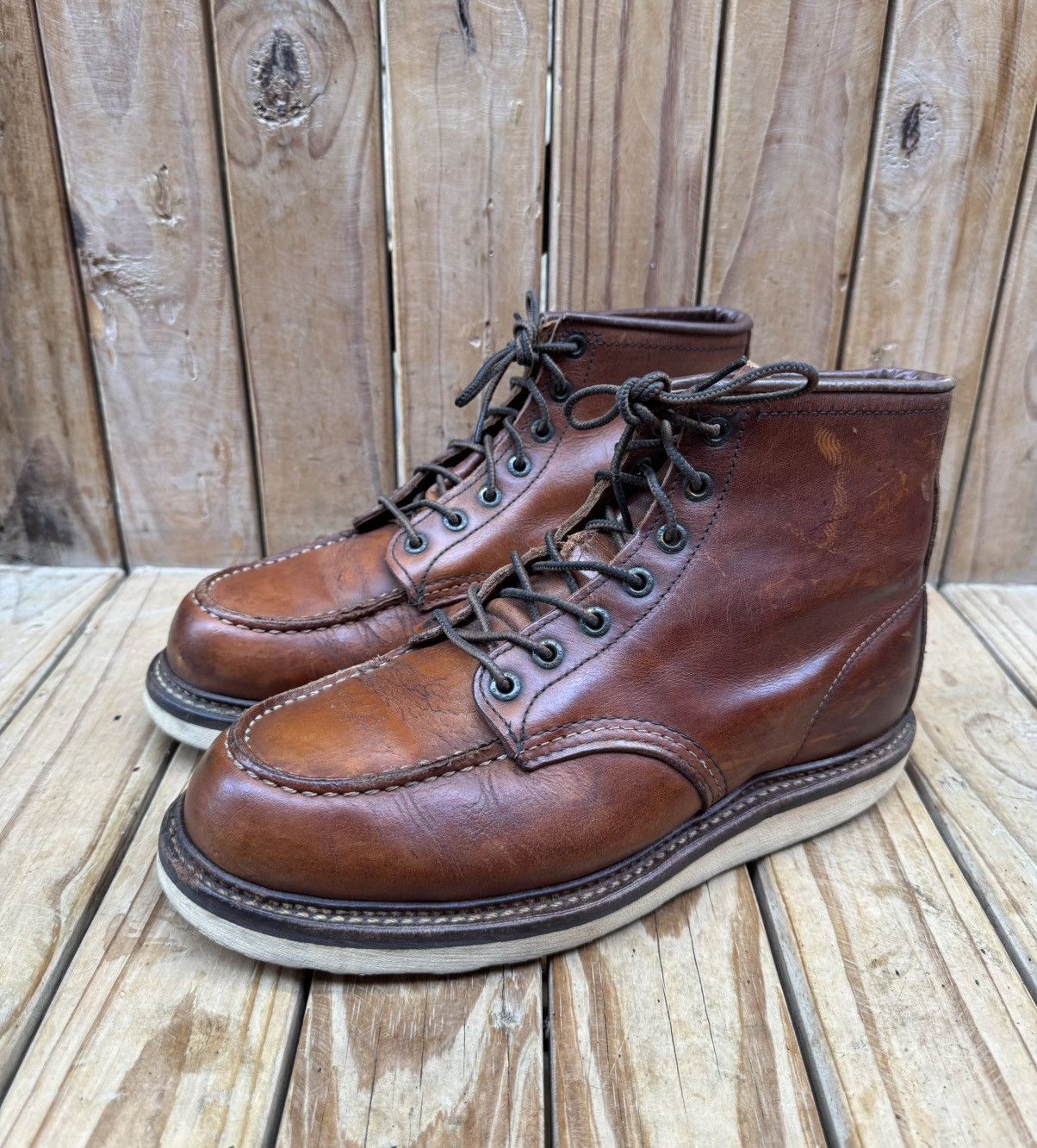 Red Wing Red Wing 1907 Copper Rough Brown Boots US 8 D |UK 7 | EUR 41 Size US 8 / EU 41 - 1 Thumbnail