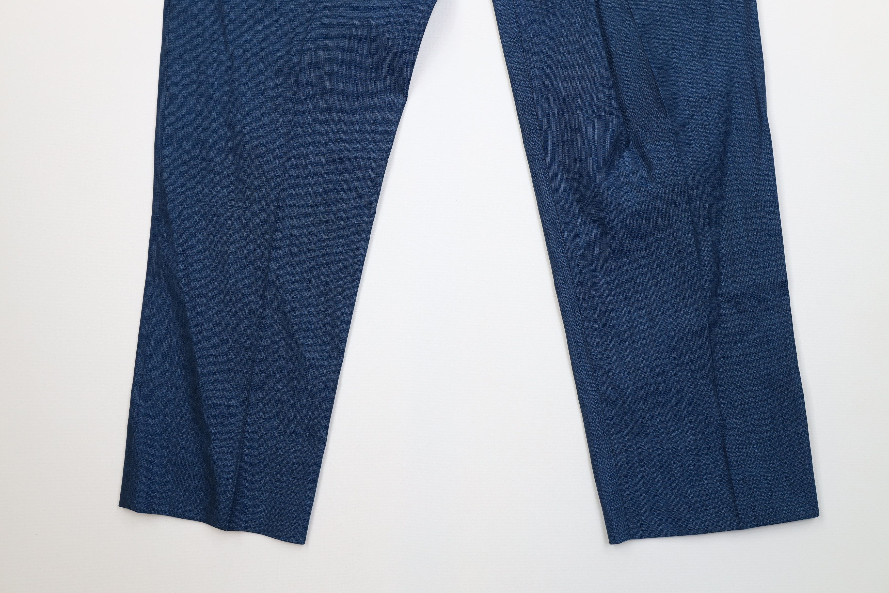 Vintage Vintage 50s Streetwear Gabardine Knit Chino Pants Blue USA Size US 34 / EU 50 - 13 Thumbnail