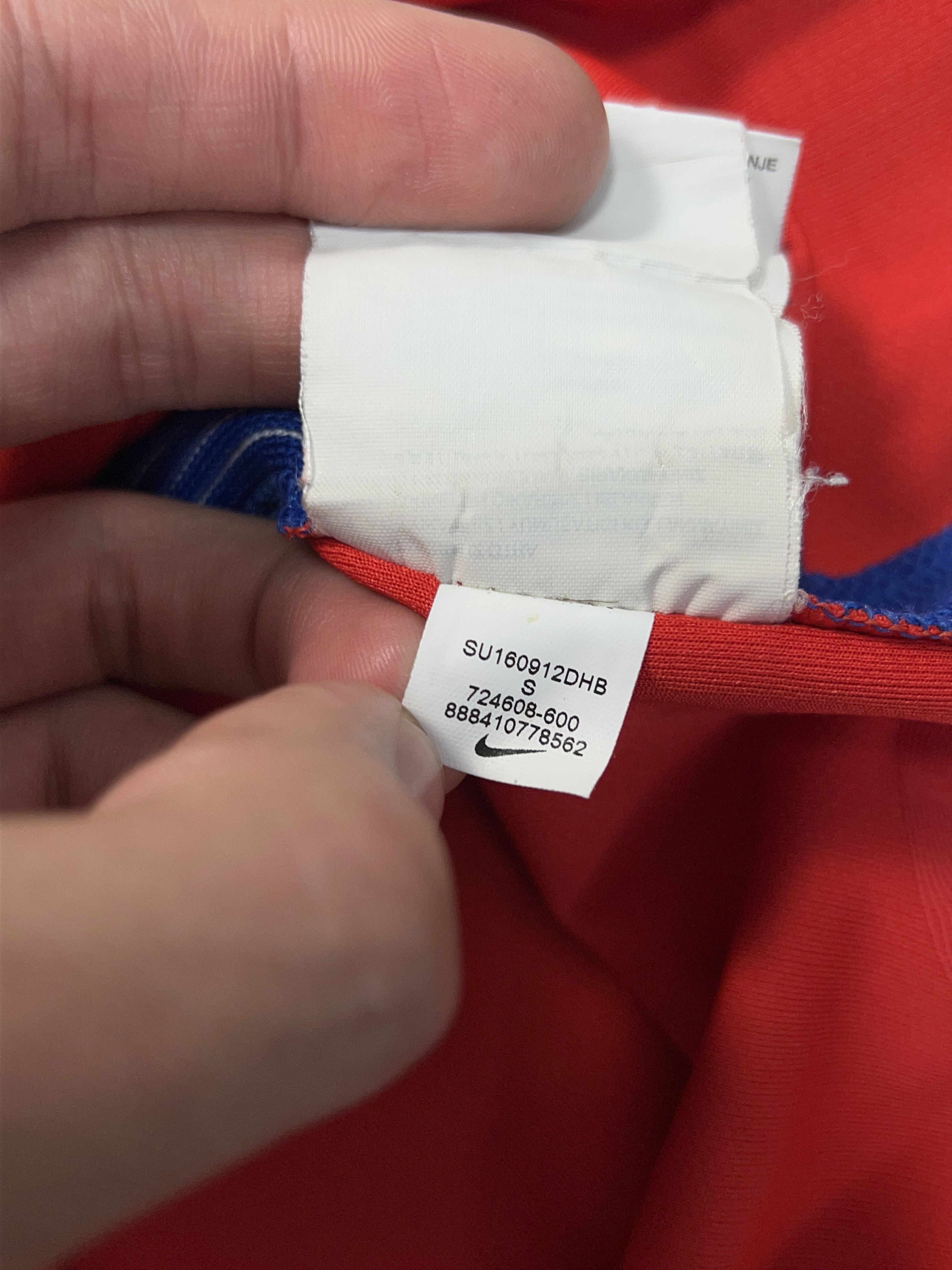 Nike England National Team 2016 2017 Football Soccer Shirt Jersey Size US S / EU 44-46 / 1 - 6 Thumbnail