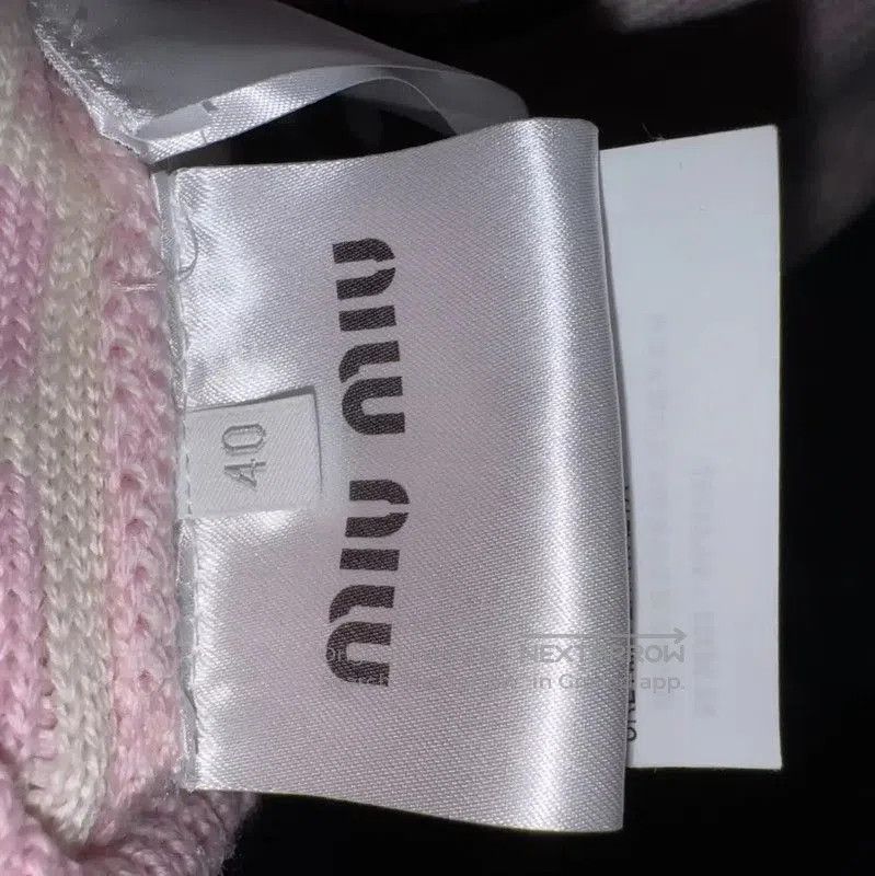 Miu Miu Miu Miu Pink Wool Cardigan for Women . Size M / US 6-8 / IT 42-44 - 3 Thumbnail