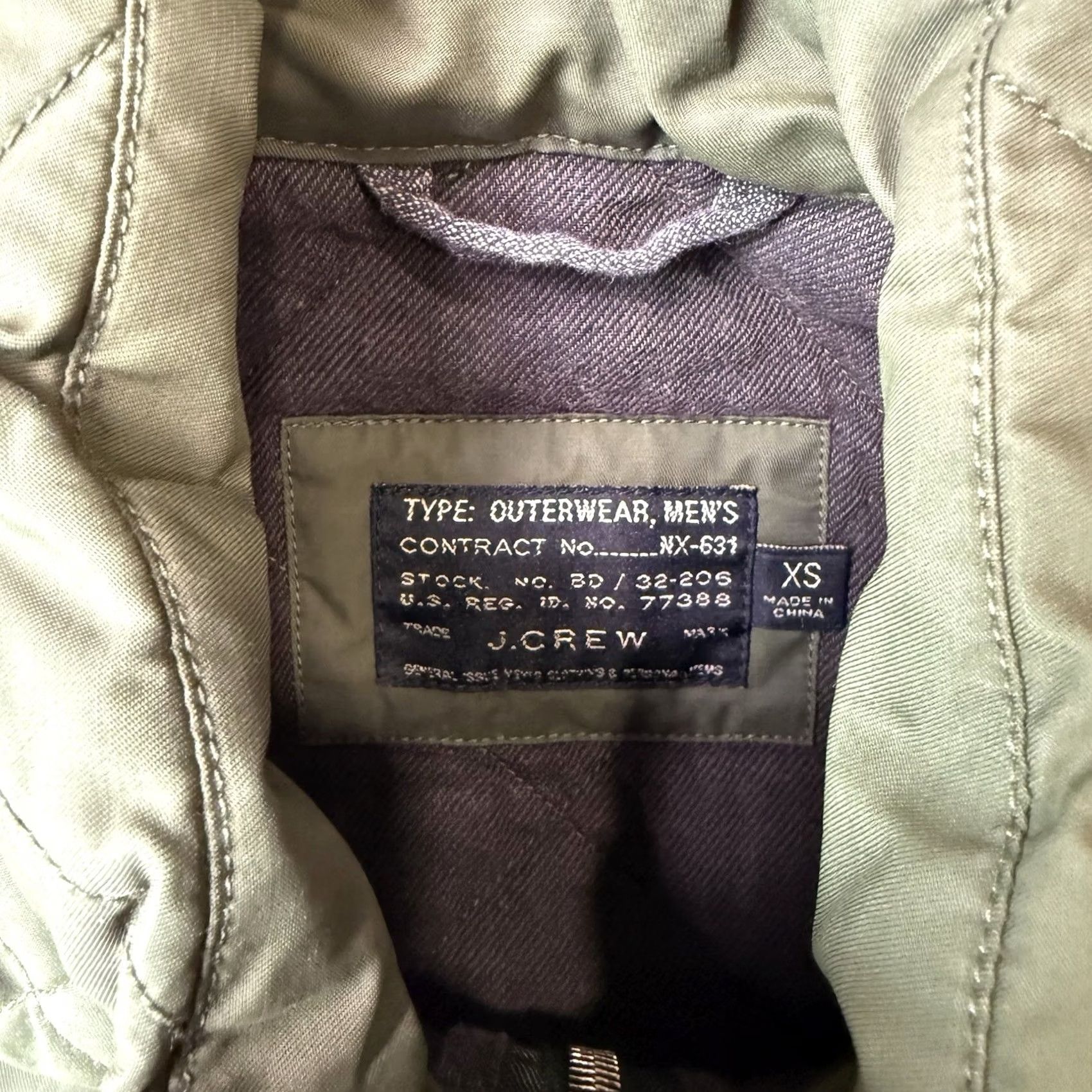 J.Crew J.CREW Sussex Quilted Vest XS Green Full Zip Outerwear Minimalist Streetwear Vest (J.CREW) XS Green Quilted Full Zip Casual Outdoor Mens Size US XS / EU 42 / 0 - 7 Thumbnail