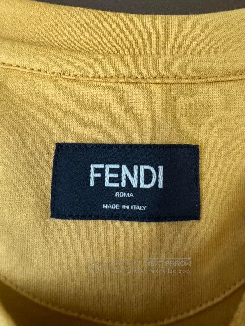 Fendi Fendi Ginger yellow graffiti-printed short-sleeve Size M / US 6-8 / IT 42-44 - 5 Thumbnail