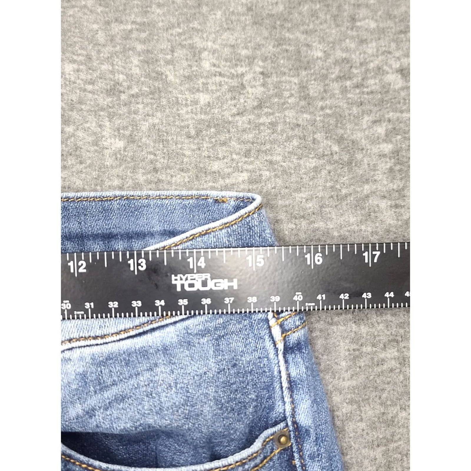 Vintage Driftwood Colette Jeans Cropped Mid Rise Embroidered Aztec Boho 30x26 Womens Blue Denim Stretch Casual Slim/Regular Fit Jeans Size 30" / US 8 / IT 44 - 4 Thumbnail