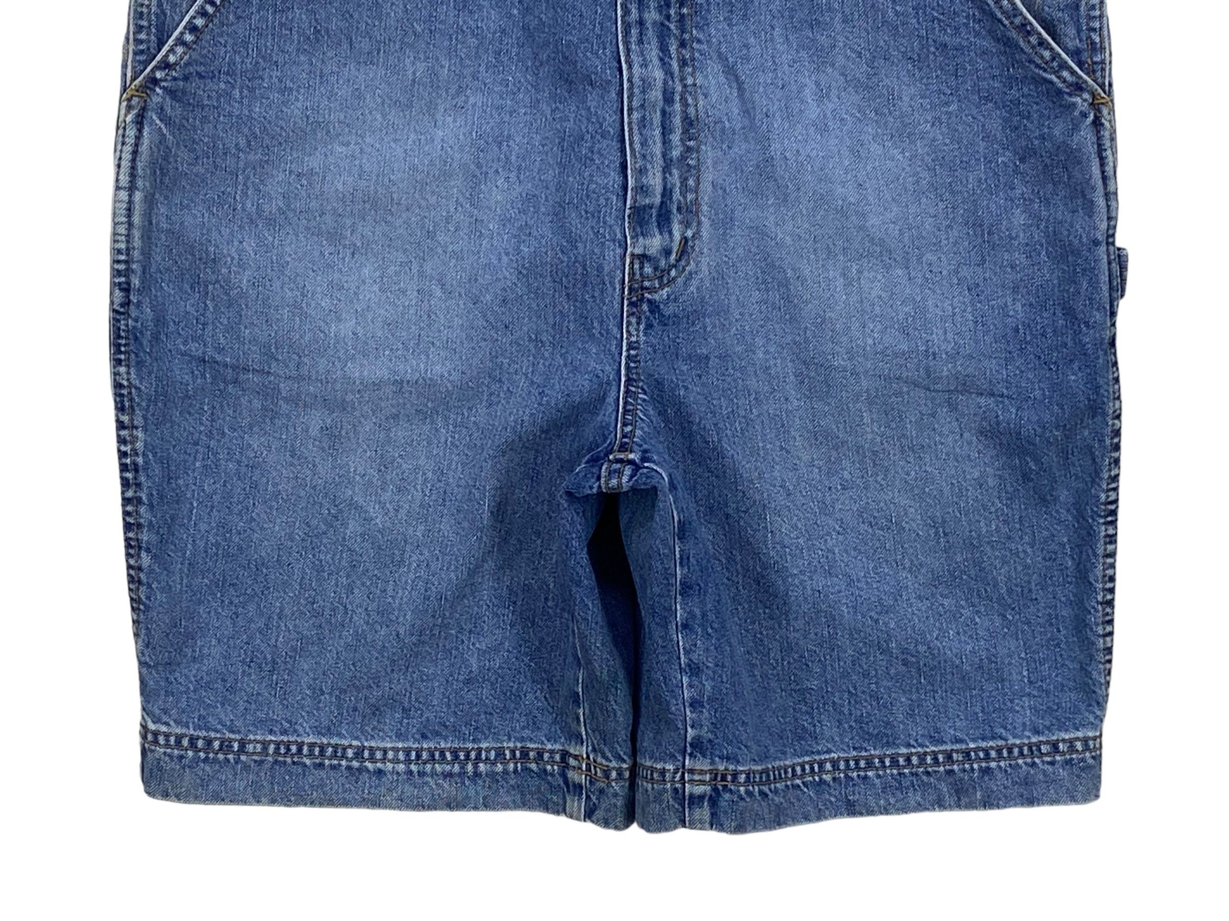 Japanese Brand Brappers Denim Bib Overalls Hickory Workwear Size US 32 / EU 48 - 5 Thumbnail