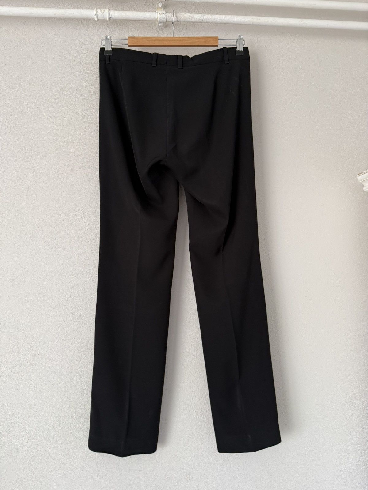 Balenciaga Balenciaga Straight-Leg Black Wool Trousers Size US 32 / EU 48 - 2 Thumbnail