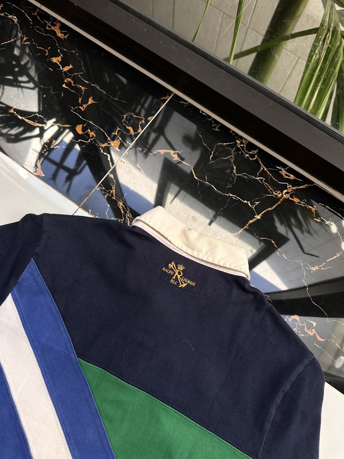 Polo Ralph Lauren × Vintage POLO RALPH LAUREN VINTAGE BIG LOGO POLO T-SHIRT Size US L / EU 52-54 / 3 - 7 Thumbnail