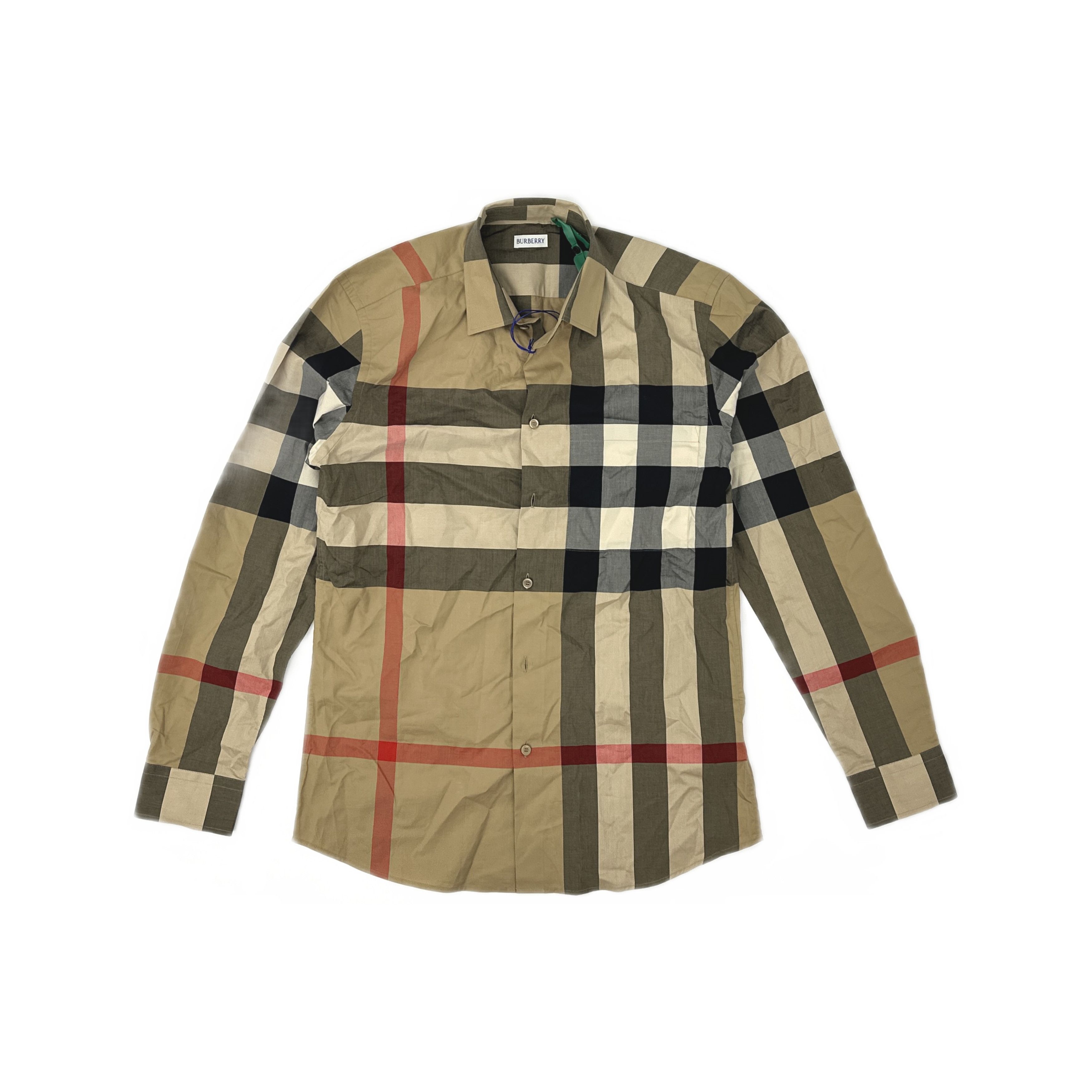 Burberry Burberry Check Long Sleeve Shirt Size M Size US M / EU 48-50 / 2 - 1 Thumbnail