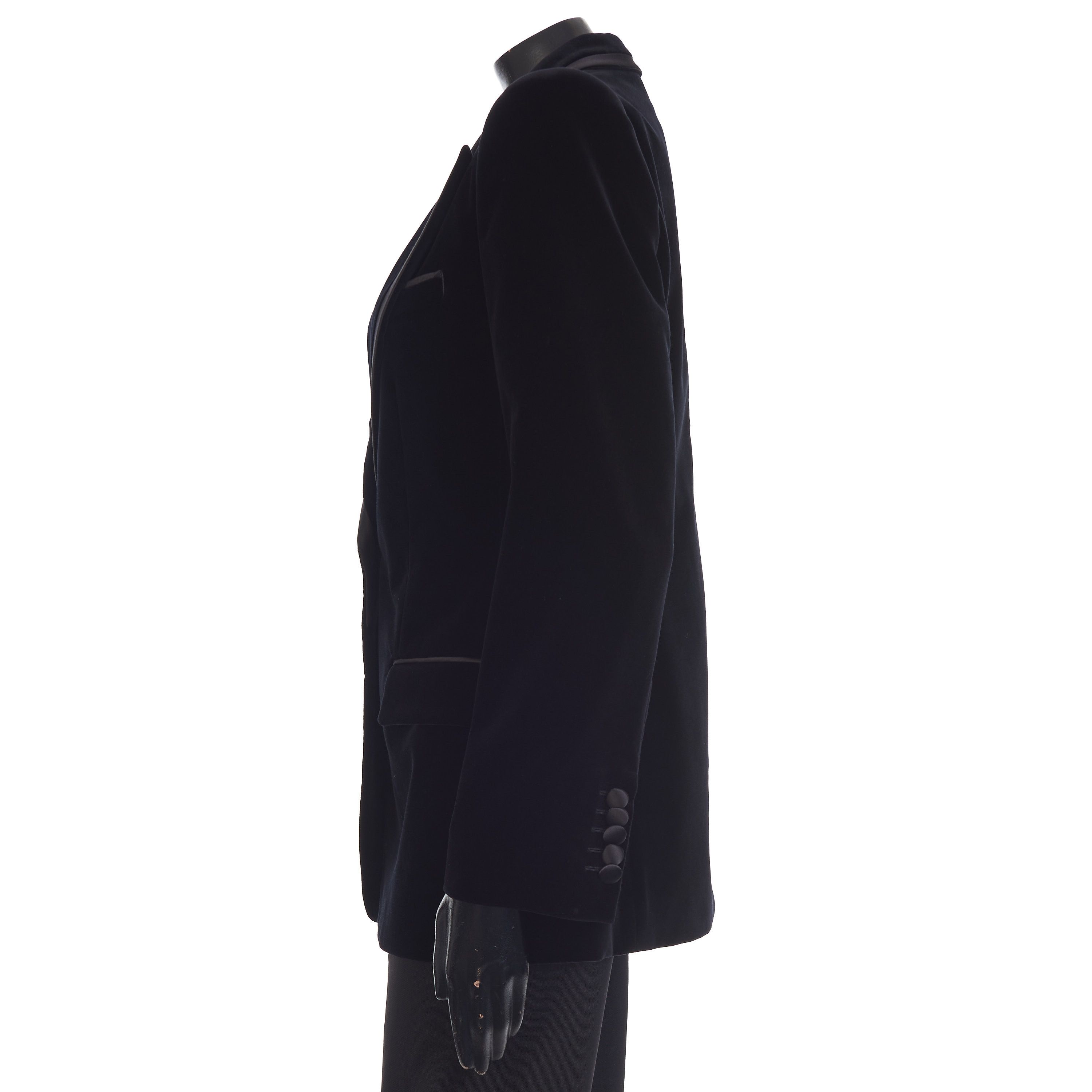 Gucci Single-breasted Velvet Jacket Size M / US 6-8 / IT 42-44 - 3 Thumbnail
