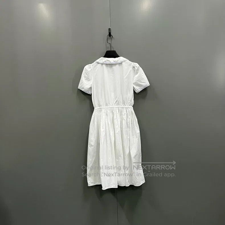 Miu Miu Miu Miu 42 White letter logo dress Size L / US 10 / IT 46 - 2 Thumbnail