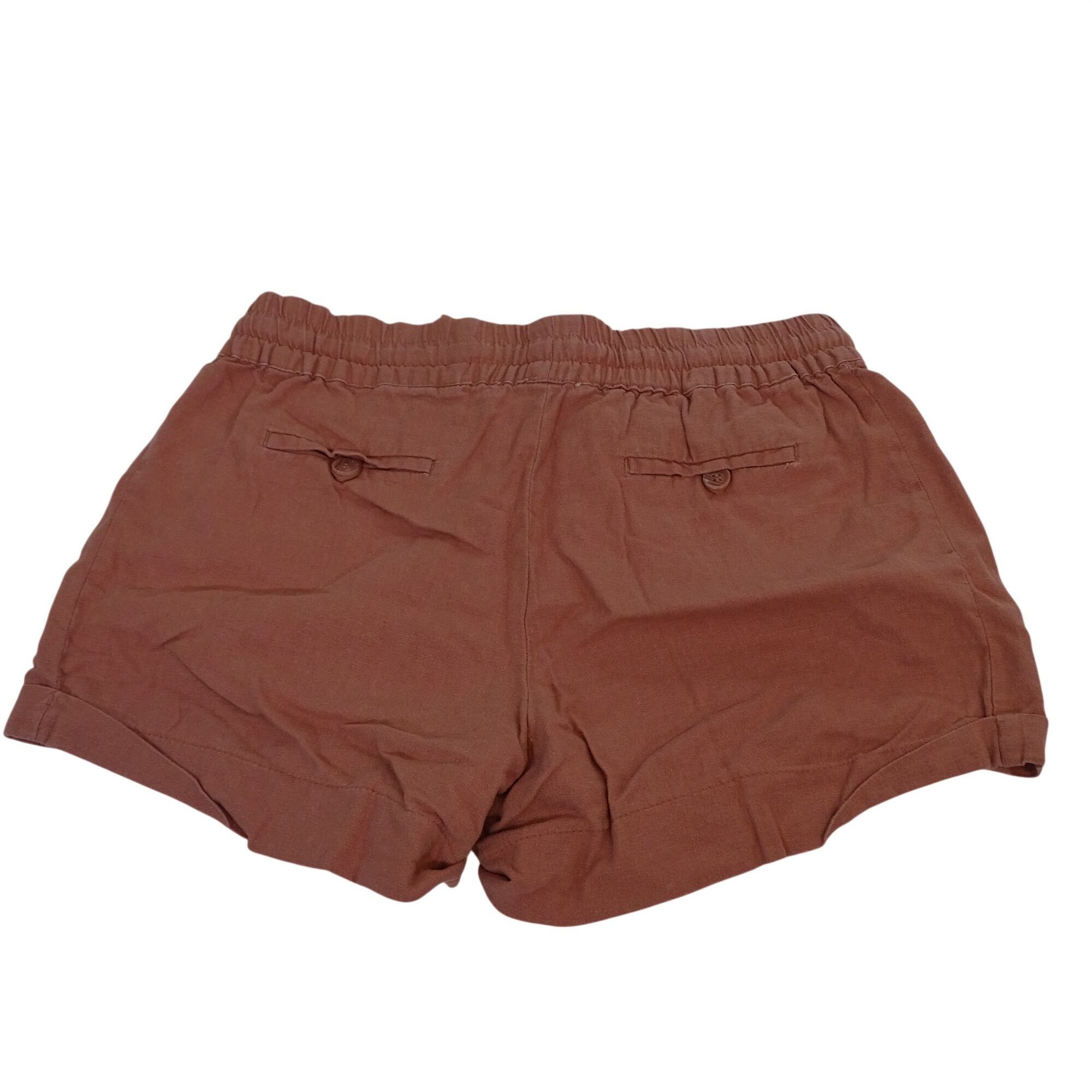 Other Love Tree Women Pink Linen Blend Shorts Size L Casual Summer Size 30" / US 8 / IT 44 - 3 Thumbnail