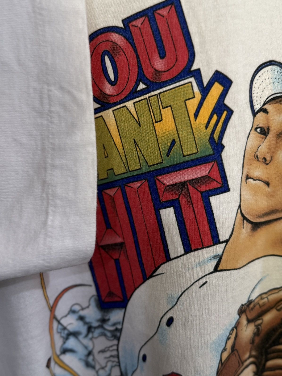 MLB × NFL × Vintage Vintage 90s Nomo You Can’t Hit Baseball Players Tee Size US L / EU 52-54 / 3 - 6 Thumbnail