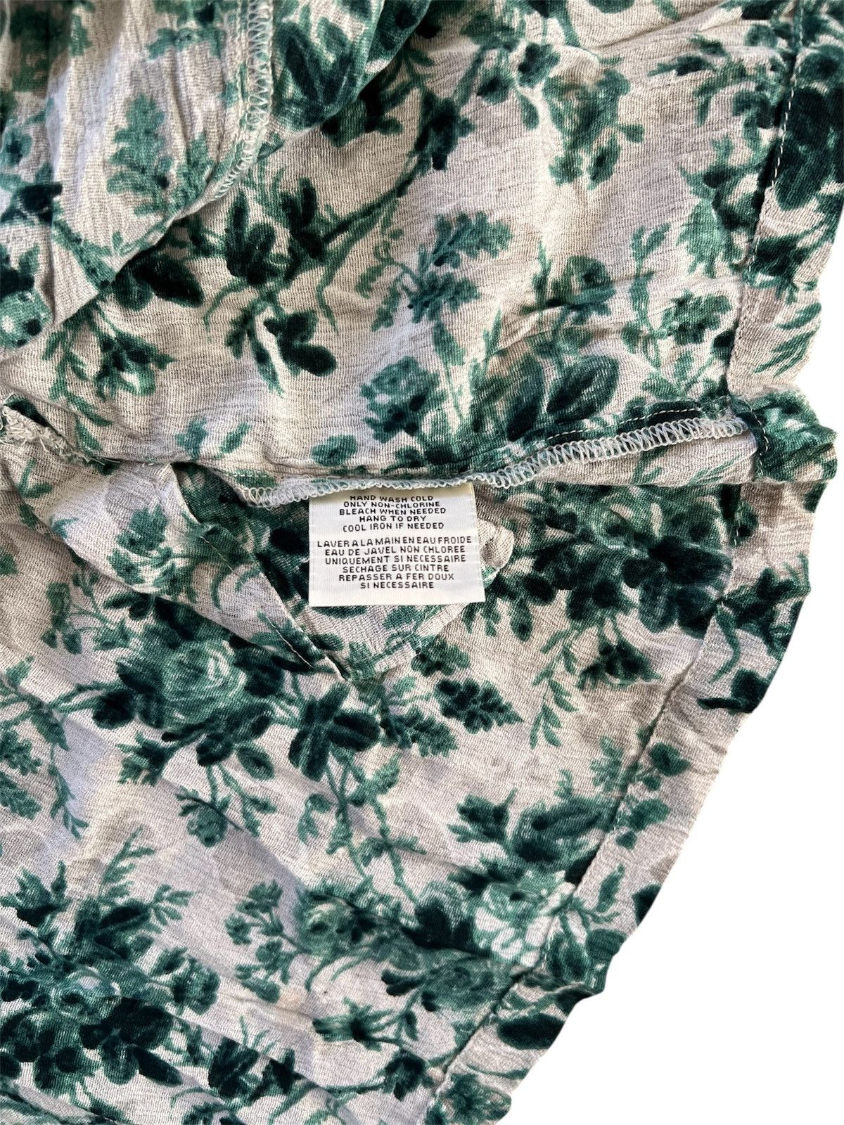 Denim & Supply Ralph Lauren Ralph Lauren Denim & Supply Green Floral Babydoll Dress | S Size S / US 4 / IT 40 - 4 Thumbnail