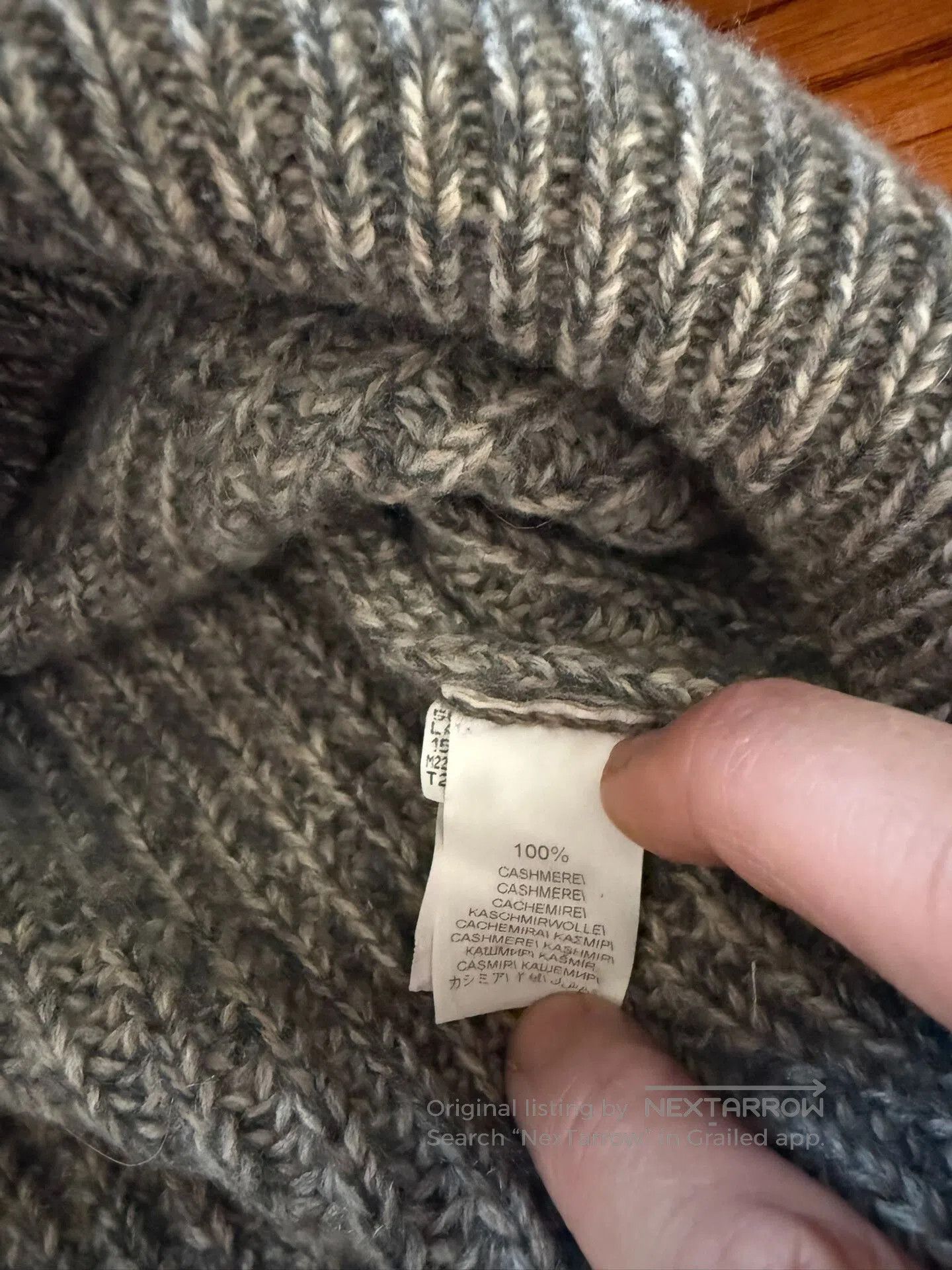 Brunello Cucinelli Brunello Cucinelli Men's Thick Cashmere Sweater. Size US L / EU 52-54 / 3 - 8 Thumbnail
