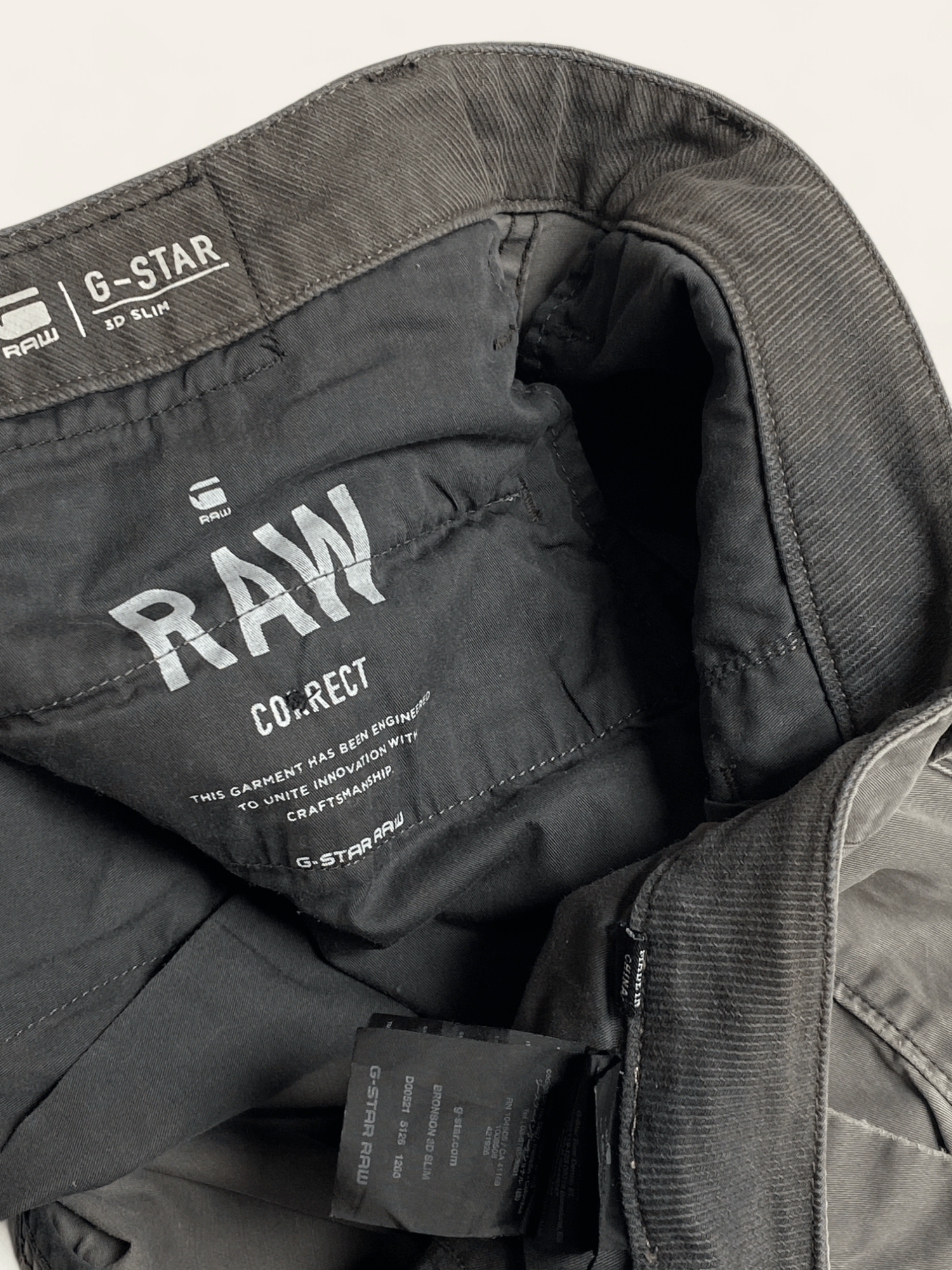 G-Star Vintage G STAR RAW Grey Washed Pants Jeans J Cut Y2k Size US 33 - 9 Thumbnail