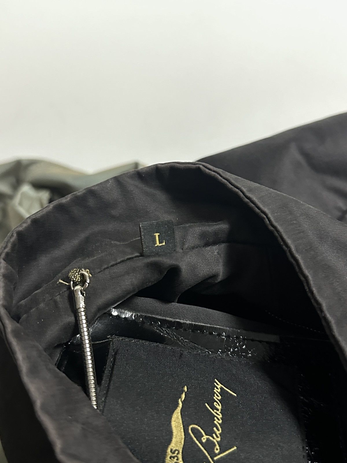 Burberry Vintage Thomas Burberry Avantgarde Women’s Zip Jacket Size L Size L / US 10 / IT 46 - 3 Thumbnail
