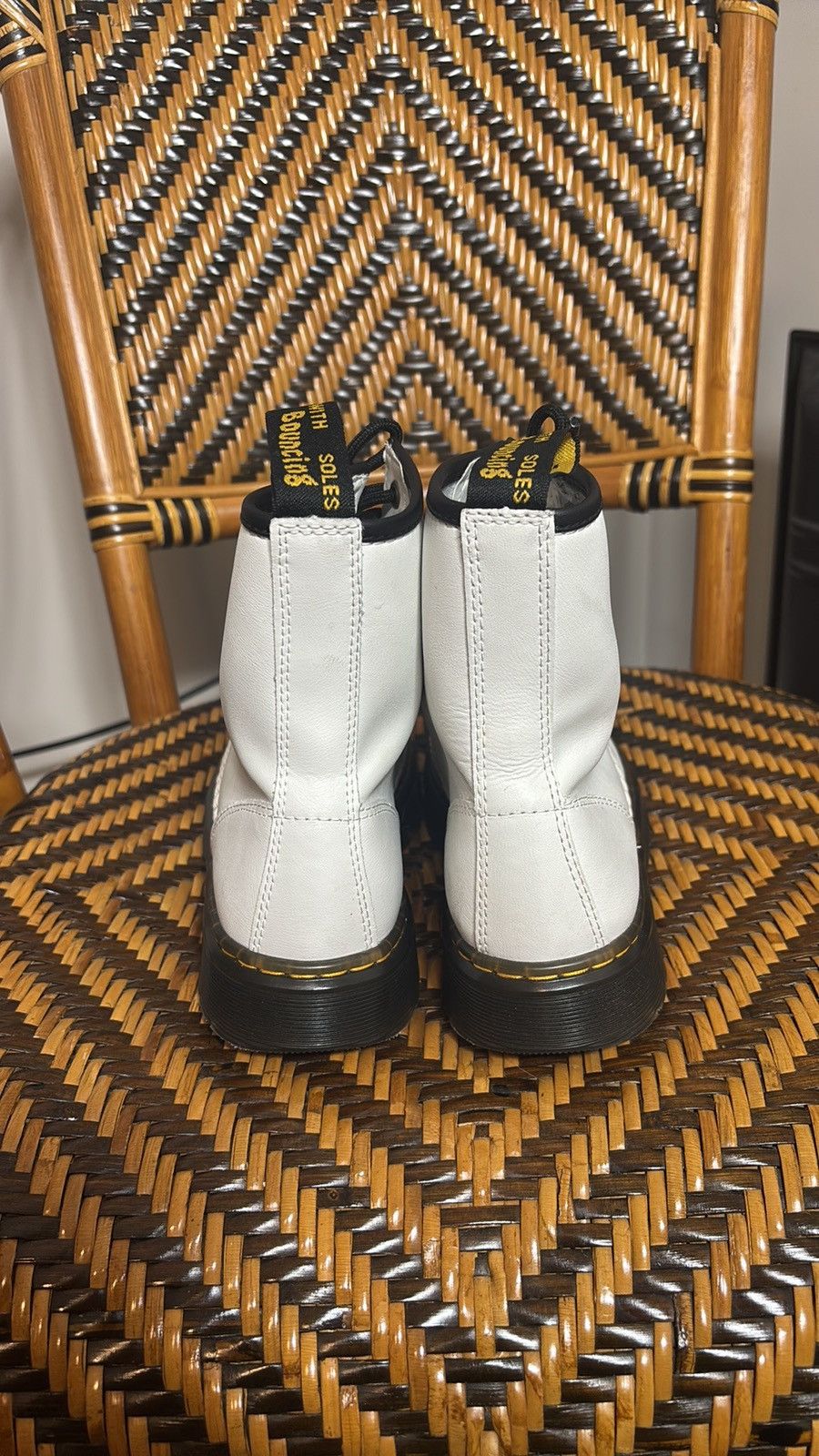 Dr. Martens Dr Martens Zavala Boots White Size US 7 / EU 40 - 4 Thumbnail