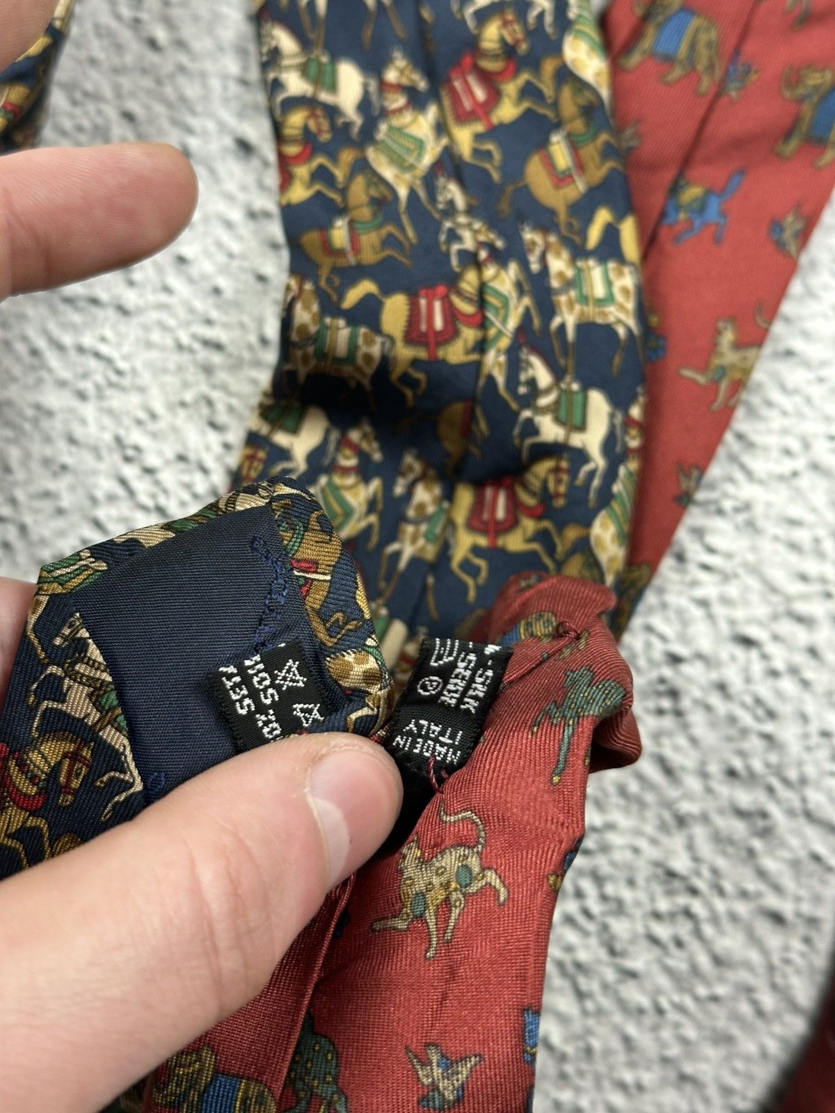 Salvatore Ferragamo Vintage Salvatore Ferragamo Silk Tie Old Money Style Size ONE SIZE - 11 Thumbnail