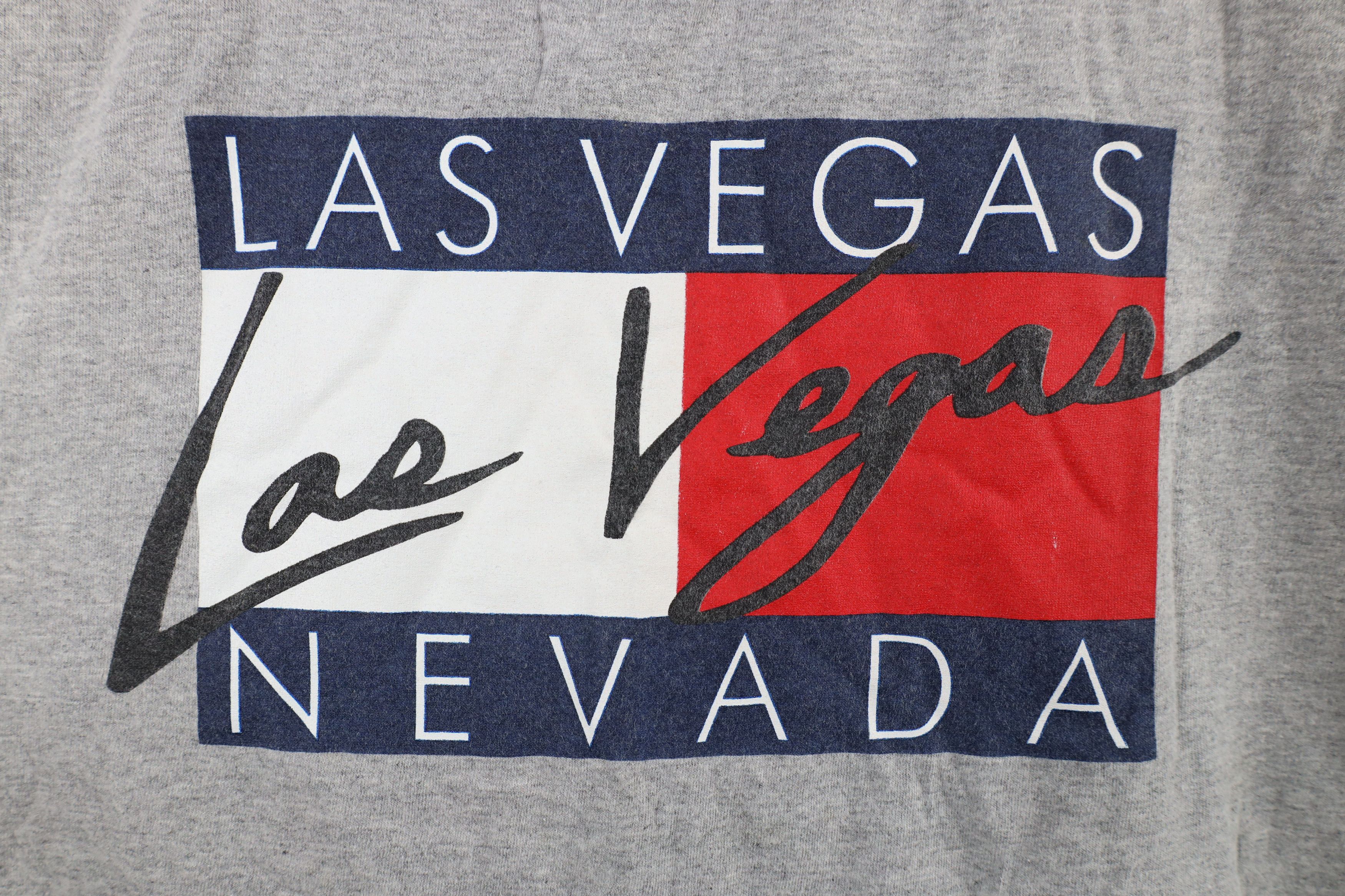 Vintage Vintage 90s Streetwear Las Vegas Flag Short Sleeve T-Shirt Size US L / EU 52-54 / 3 - 4 Thumbnail