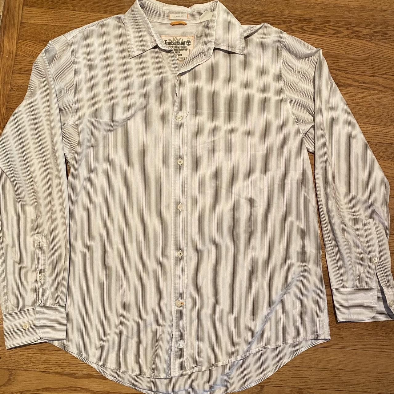 Timberland Vintage striped Timberland Button down Size US L / EU 52-54 / 3 - 1 Thumbnail
