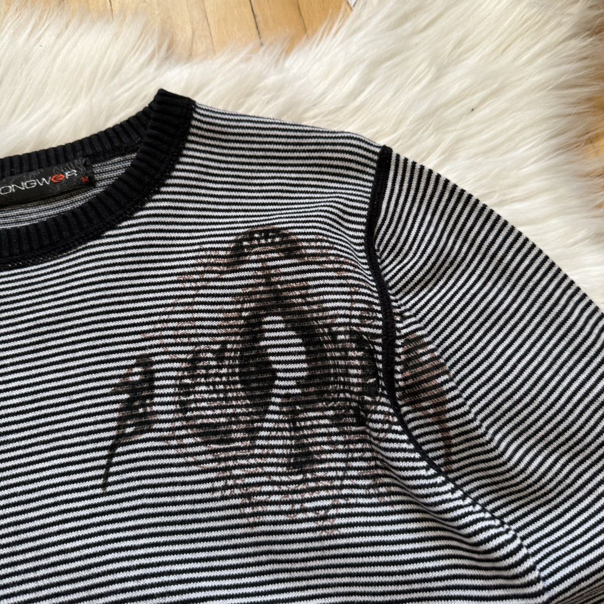 If Six Was Nine 📌 Vintage 00s LGB Vibe Knit Striped Sweater Y2K Size M / US 6-8 / IT 42-44 - 4 Thumbnail