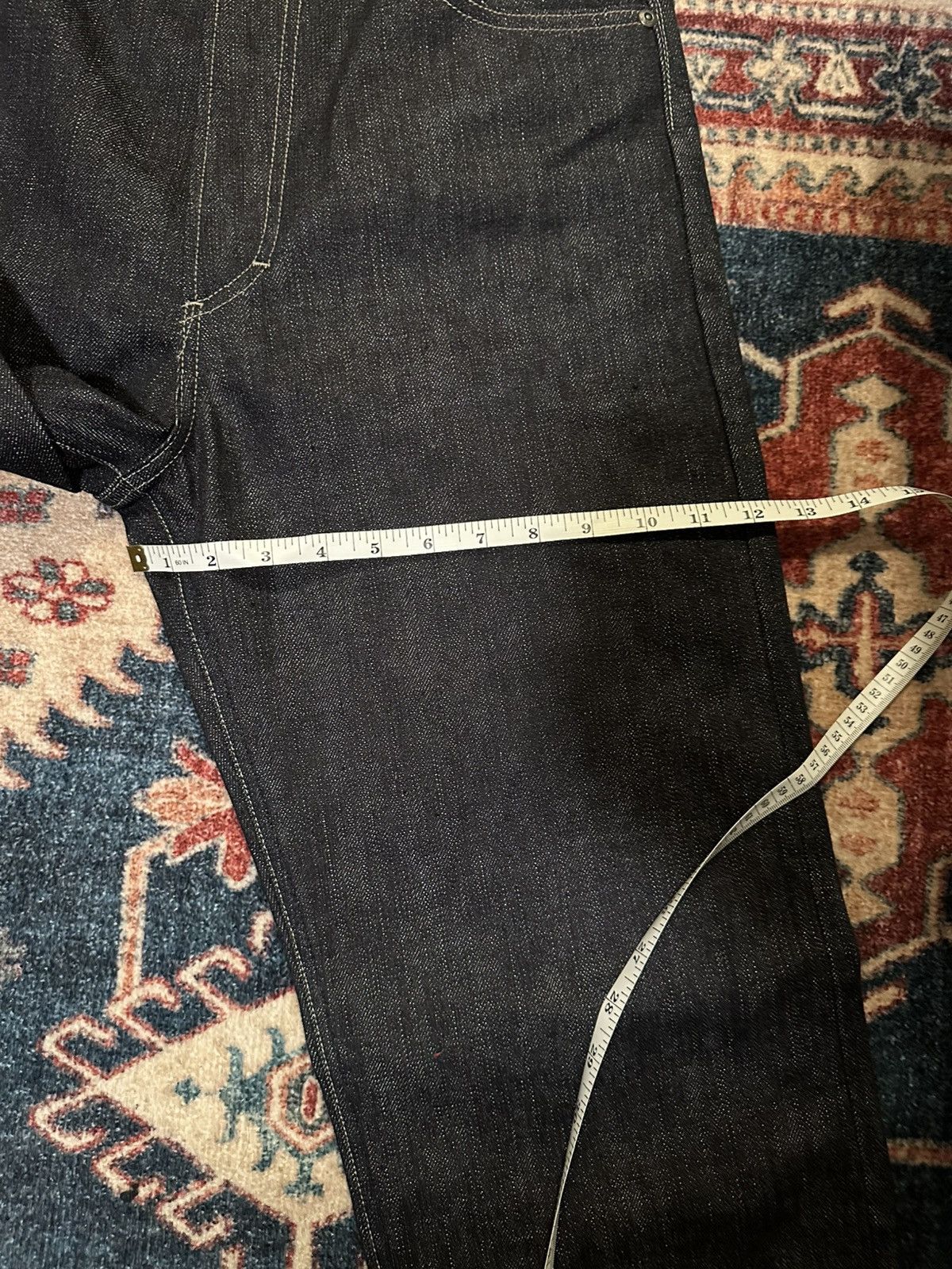 Lee Lee 101 R Relaxed Made in Japan 17oz Selvedge Jeans 31x34 Size US 31 - 21 Thumbnail