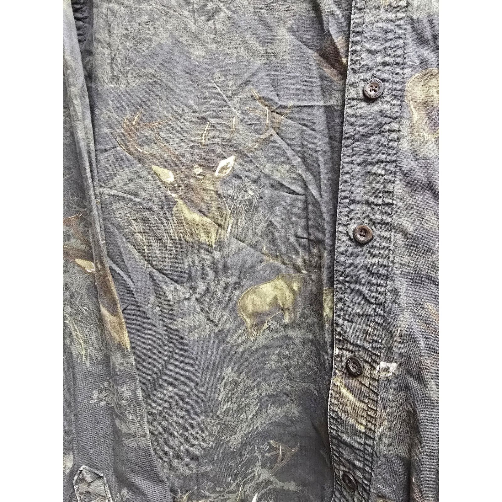Woolrich Woolen Mills Woolrich Camo Button-Up Shirt Men’s Large Extra Large Size US XL / EU 56 / 4 - 3 Thumbnail