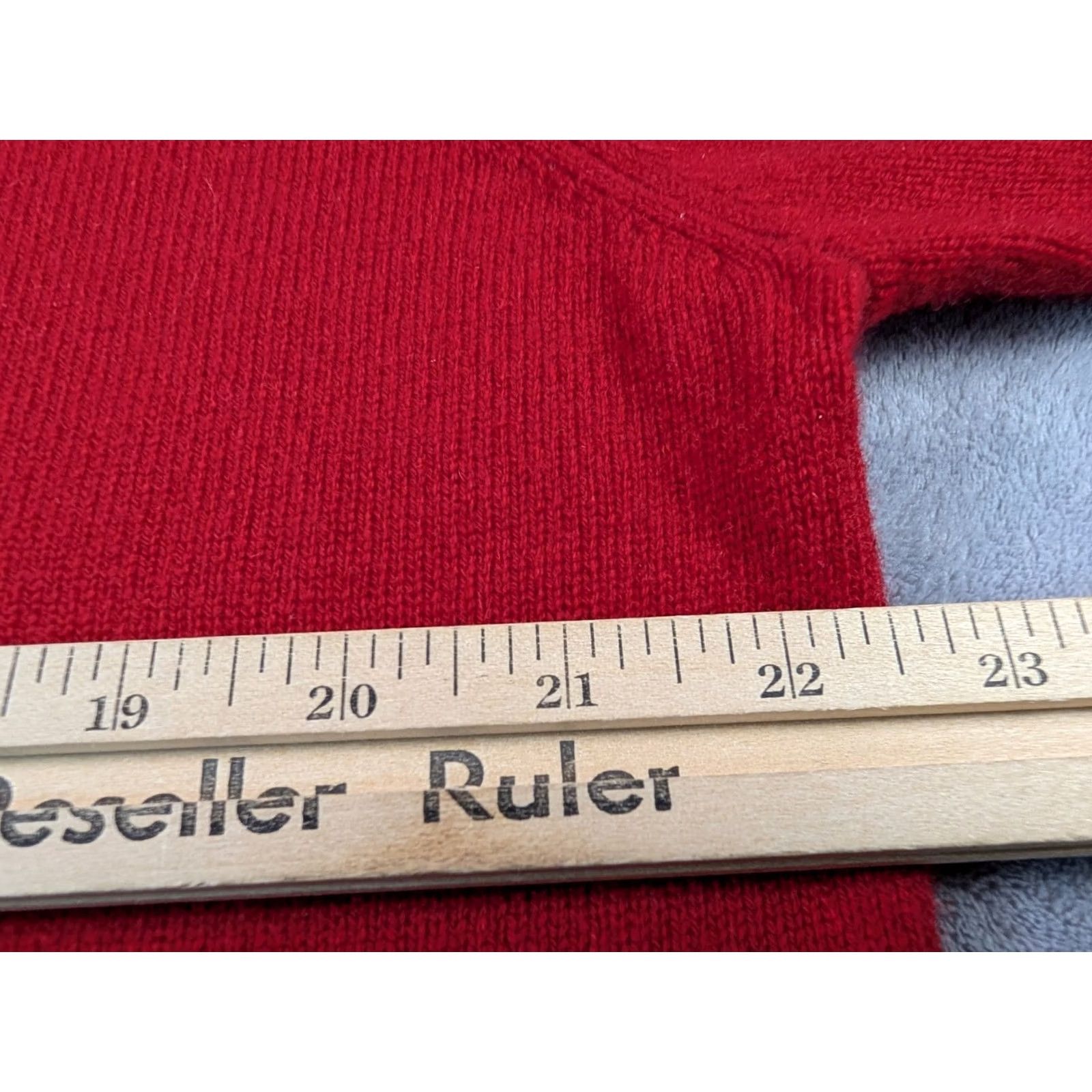 Cremieux Cremieux Sweater Pullover Crew Neck Red 100% Cashmere L Men Size US L / EU 52-54 / 3 - 6 Thumbnail